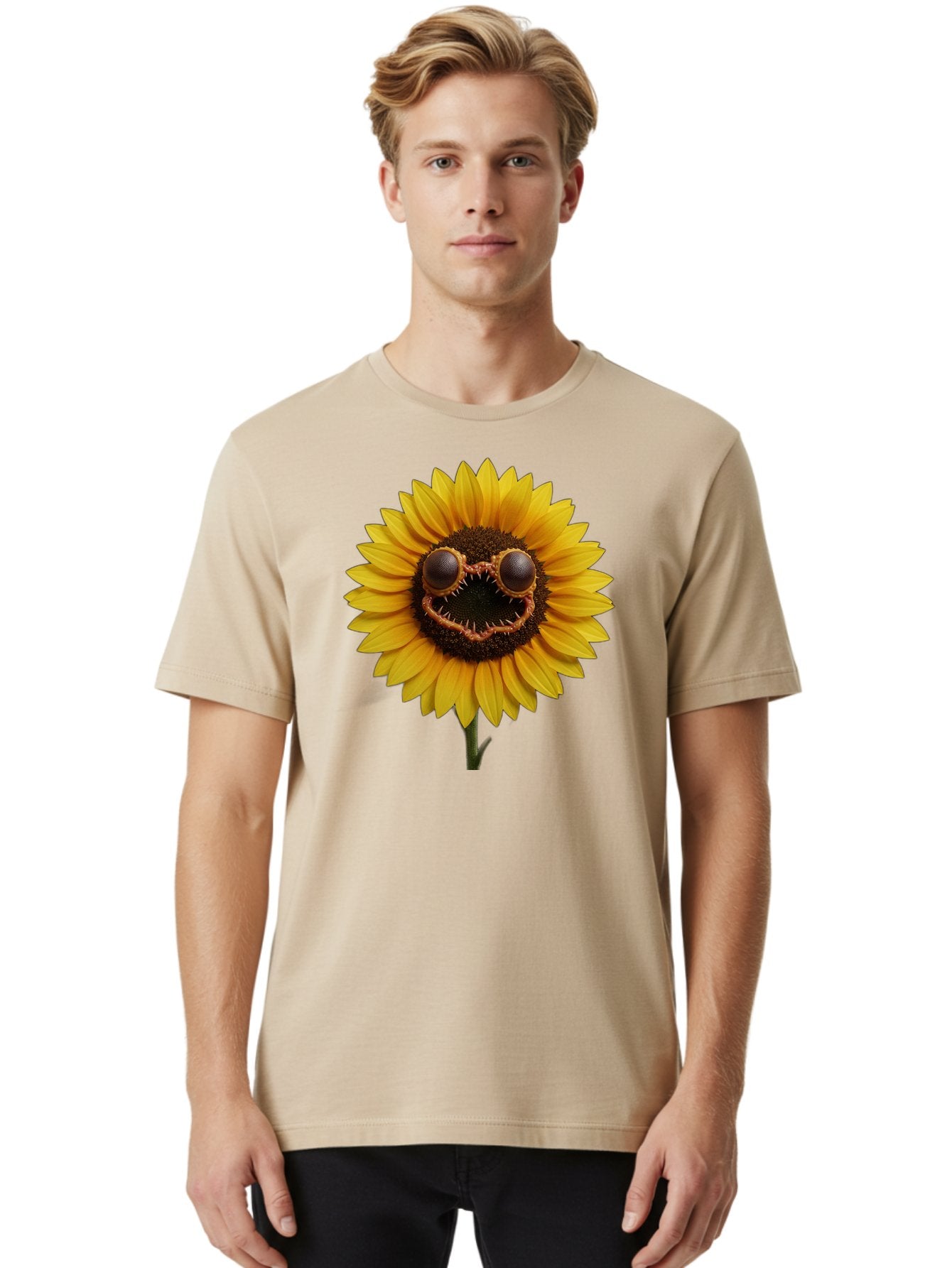 Smiling-Sunflower Men'S Graphic Tee, 100% Cotton, Comfortable Casual Summer Wear, Machine Washable, Vintage Camera, Old Camera, Antique Camera, Black Camera, Classic Photography, Photography Equipment, Nostalgic Device, Film Camera, Camera Art Bag014 20