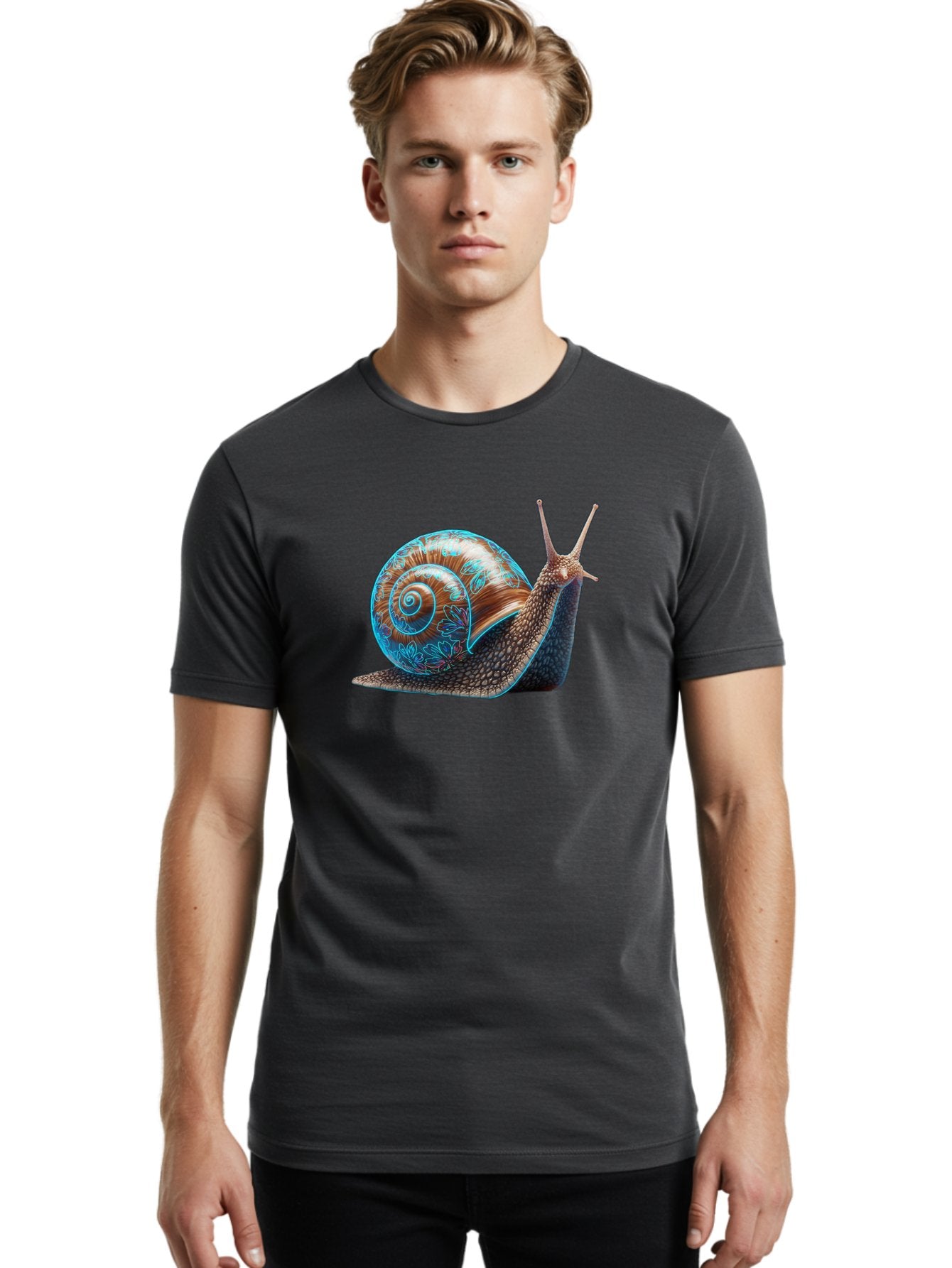 Snail-3 Men'S Graphic Tee, 100% Cotton, Comfortable Casual Summer Wear, Machine Washable, Vintage Camera, Old Camera, Antique Camera, Black Camera, Classic Photography, Photography Equipment, Nostalgic Device, Film Camera, Camera Art Bag017 19