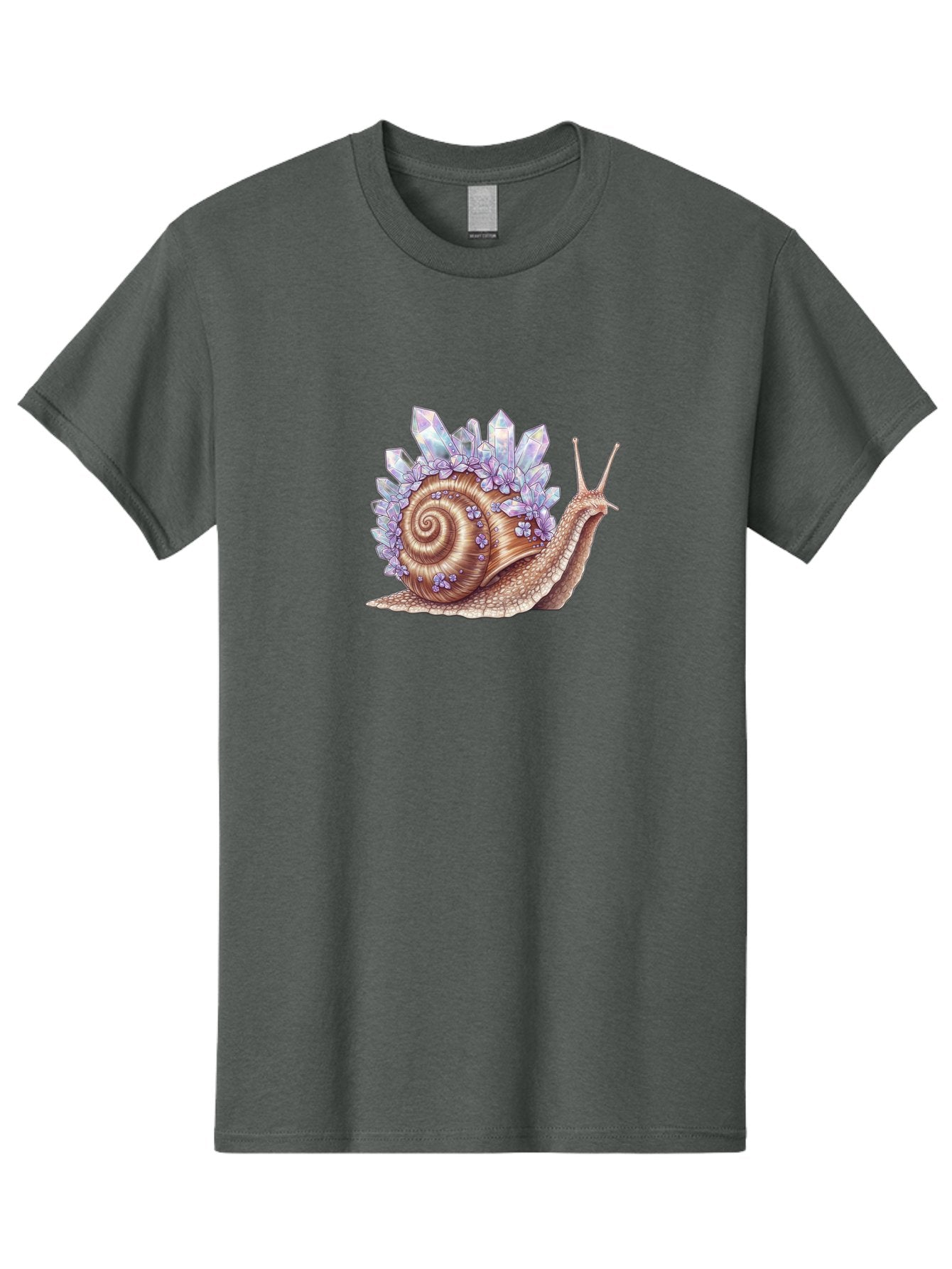 Snail-With-Crystals Men'S Graphic Tee, 100% Cotton, Comfortable Casual Summer Wear, Machine Washable, Vintage Camera, Old Camera, Antique Camera, Black Camera, Classic Photography, Photography Equipment, Nostalgic Device, Film Camera, Bag019 9