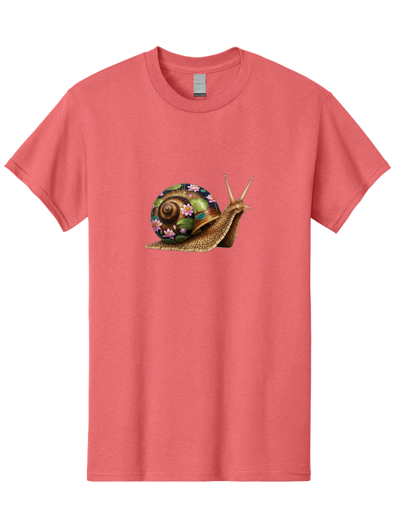 Snail-With-Flowers-1 Men'S Graphic Tee, 100% Cotton, Comfortable Casual Summer Wear, Machine Washable, Vintage Camera, Old Camera, Antique Camera, Black Camera, Classic Photography, Photography Equipment, Nostalgic Device, Film Camera, Bag020 11