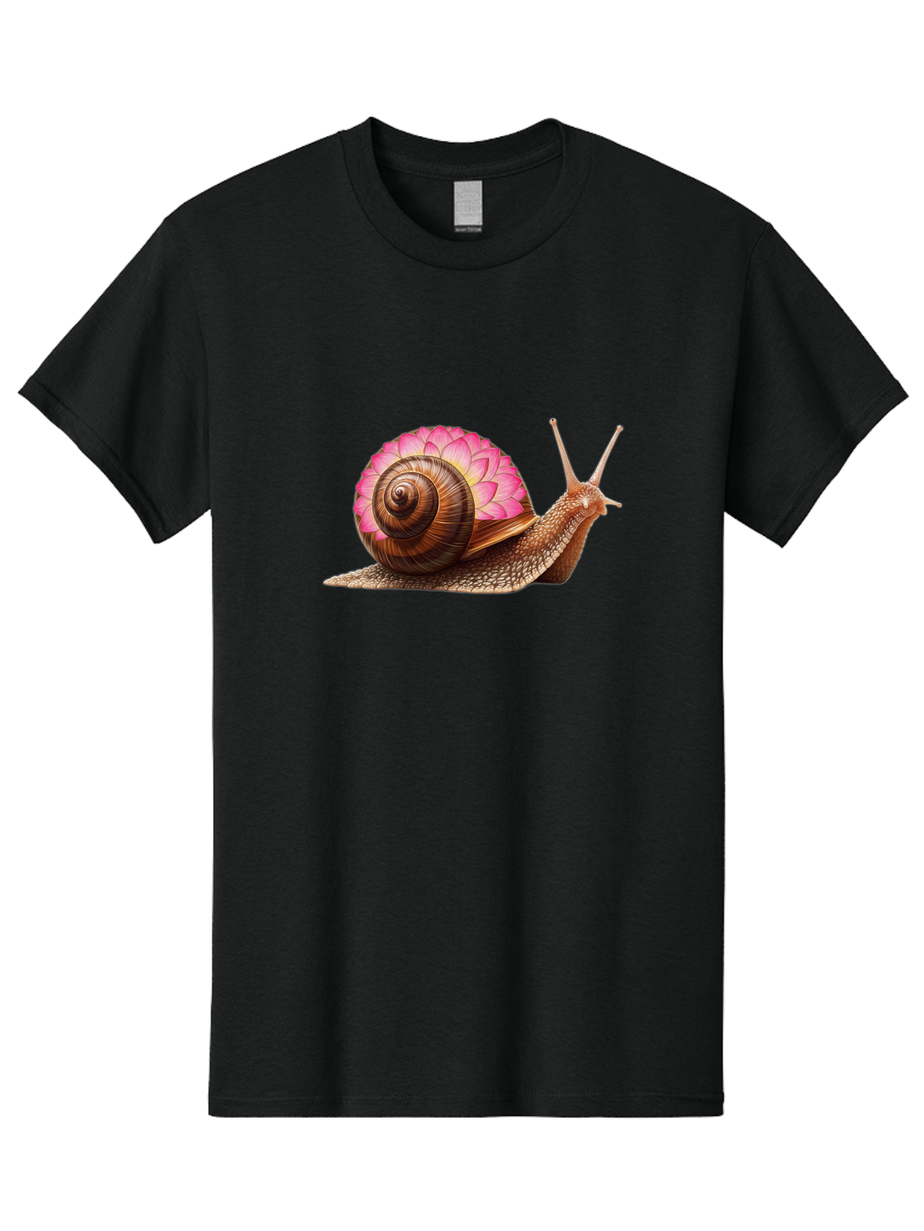 Snail-With-Lotus-Flower-Shell Men'S Graphic Tee, 100% Cotton, Comfortable Casual Summer Wear, Machine Washable, Vintage Camera, Old Camera, Antique Camera, Black Camera, Classic Photography, Photography Equipment, Nostalgic Device, Bag023