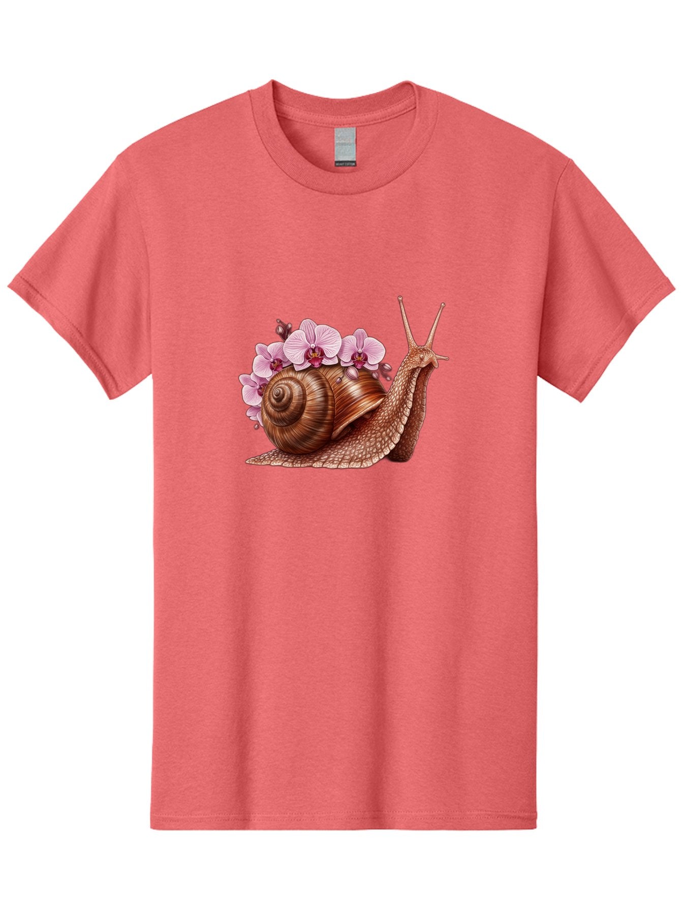 Snail-With-Orchids Men'S Graphic Tee, 100% Cotton, Comfortable Casual Summer Wear, Machine Washable, Vintage Camera, Old Camera, Antique Camera, Black Camera, Classic Photography, Photography Equipment, Nostalgic Device, Film Camera, Bag024 9