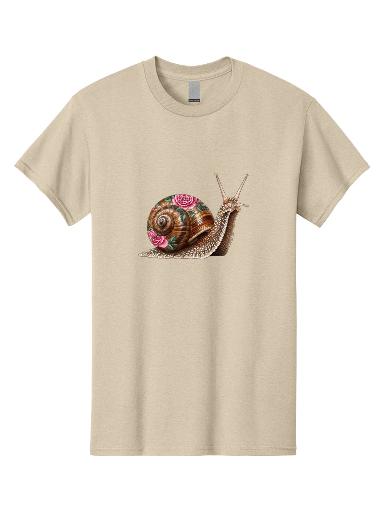 Snail-With-Roses Men'S Graphic Tee, 100% Cotton, Comfortable Casual Summer Wear, Machine Washable, Vintage Camera, Old Camera, Antique Camera, Black Camera, Classic Photography, Photography Equipment, Nostalgic Device, Film Camera, Camera Art Bag027 9