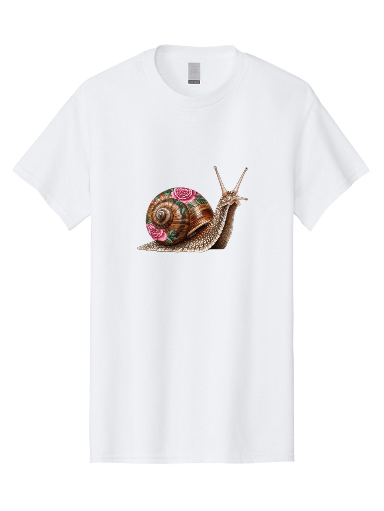 Snail-With-Roses Men'S Graphic Tee, 100% Cotton, Comfortable Casual Summer Wear, Machine Washable, Vintage Camera, Old Camera, Antique Camera, Black Camera, Classic Photography, Photography Equipment, Nostalgic Device, Film Camera, Camera Art Bag027 8