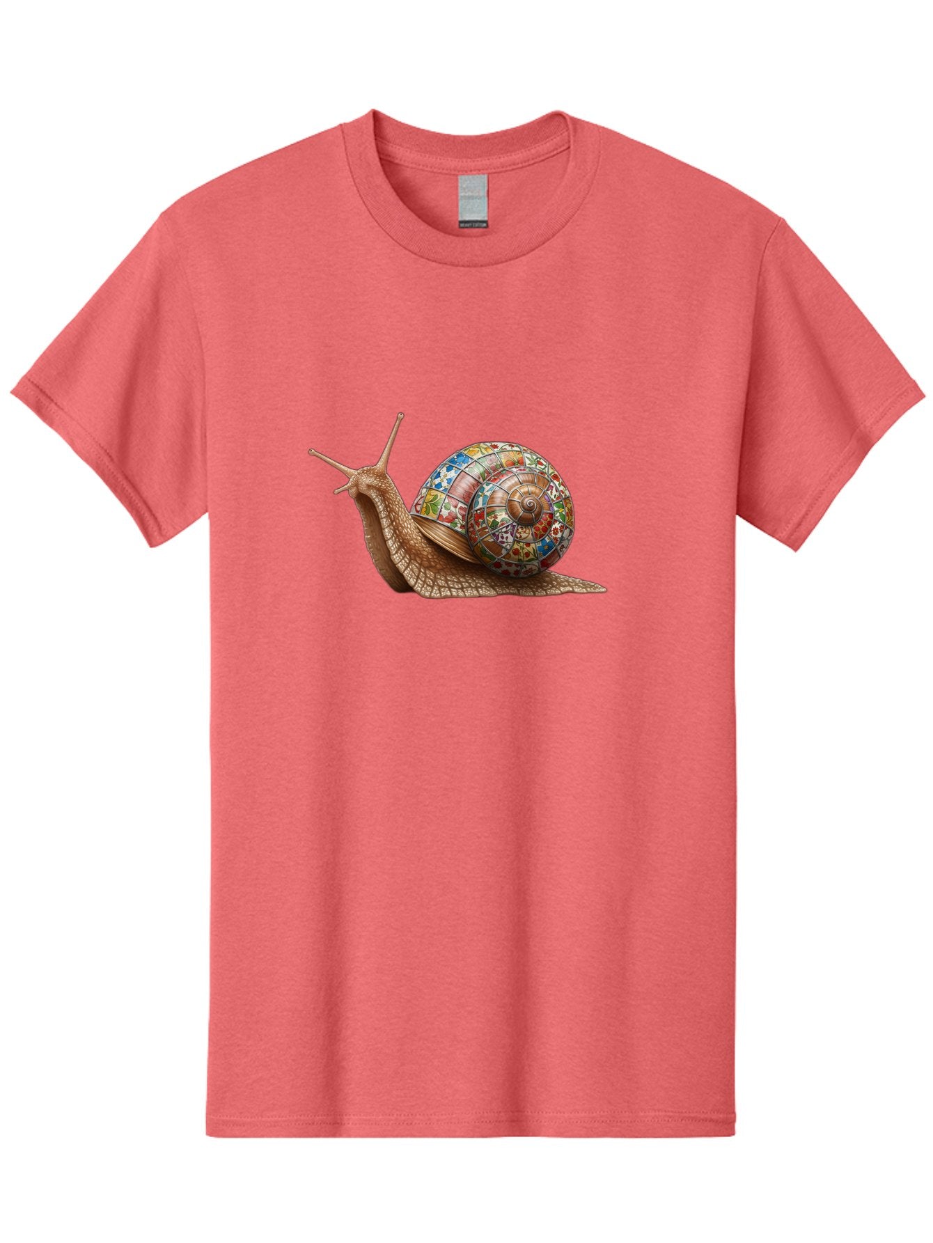 Snail-With-Stained-Glass-Shell Men'S Graphic Tee, 100% Cotton, Comfortable Casual Summer Wear, Machine Washable, Vintage Camera, Old Camera, Antique Camera, Black Camera, Classic Photography, Photography Equipment, Nostalgic Device, Bag028