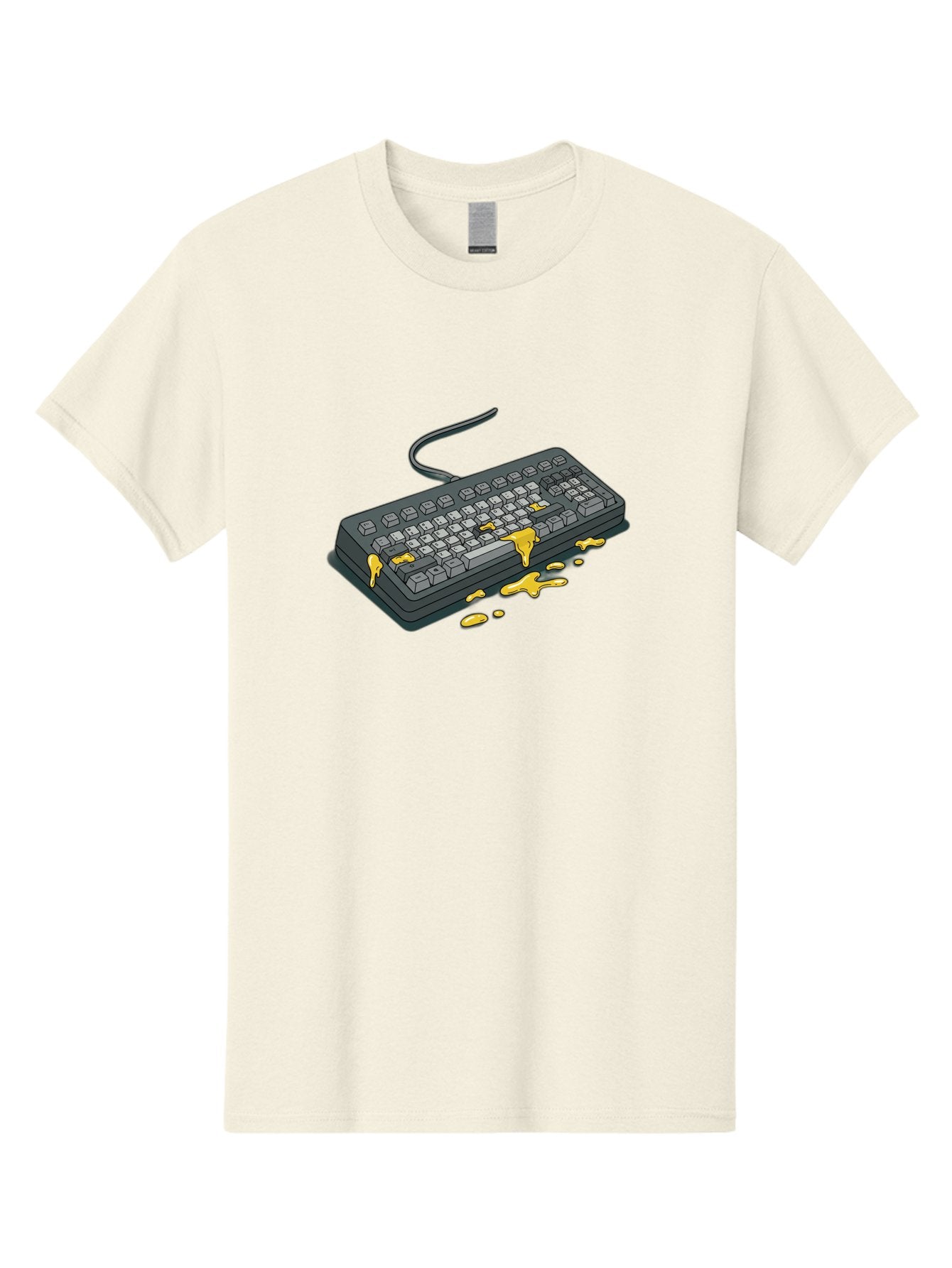Spilled-Coffee-On-Keyboard Men'S Graphic Tee, 100% Cotton, Comfortable Casual Summer Wear, Machine Washable, Vintage Camera, Old Camera, Antique Camera, Black Camera, Classic Photography, Photography Equipment, Nostalgic Device, Film Camera, Bag032 8