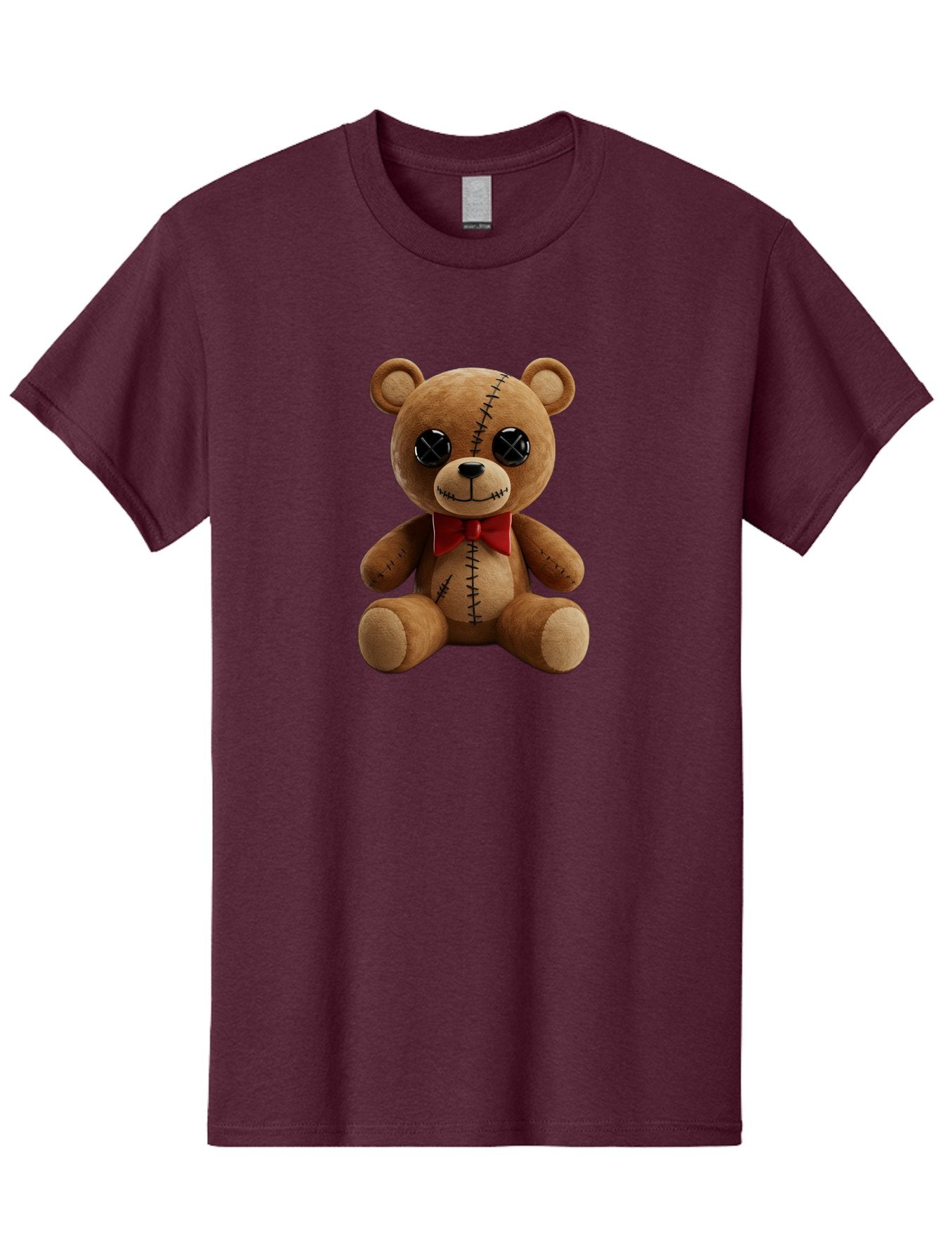 Stuffed-Teddy-Bear Men'S Graphic Tee, 100% Cotton, Comfortable Casual Summer Wear, Machine Washable, Vintage Camera, Old Camera, Antique Camera, Black Camera, Classic Photography, Photography Equipment, Nostalgic Device, Film Camera, Bag036 6