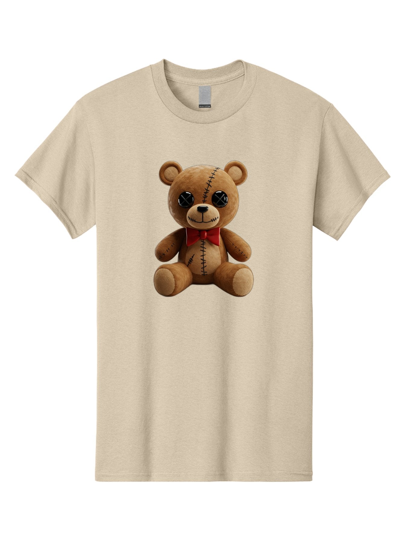 Stuffed-Teddy-Bear Men'S Graphic Tee, 100% Cotton, Comfortable Casual Summer Wear, Machine Washable, Vintage Camera, Old Camera, Antique Camera, Black Camera, Classic Photography, Photography Equipment, Nostalgic Device, Film Camera, Bag036 3