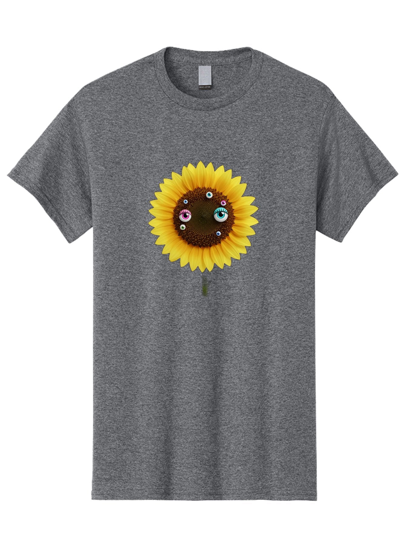 Sunflower-Eyes-1 Men'S Graphic Tee, 100% Cotton, Comfortable Casual Summer Wear, Machine Washable, Vintage Camera, Old Camera, Antique Camera, Black Camera, Classic Photography, Photography Equipment, Nostalgic Device, Film Camera, Camera Art Bag037 11