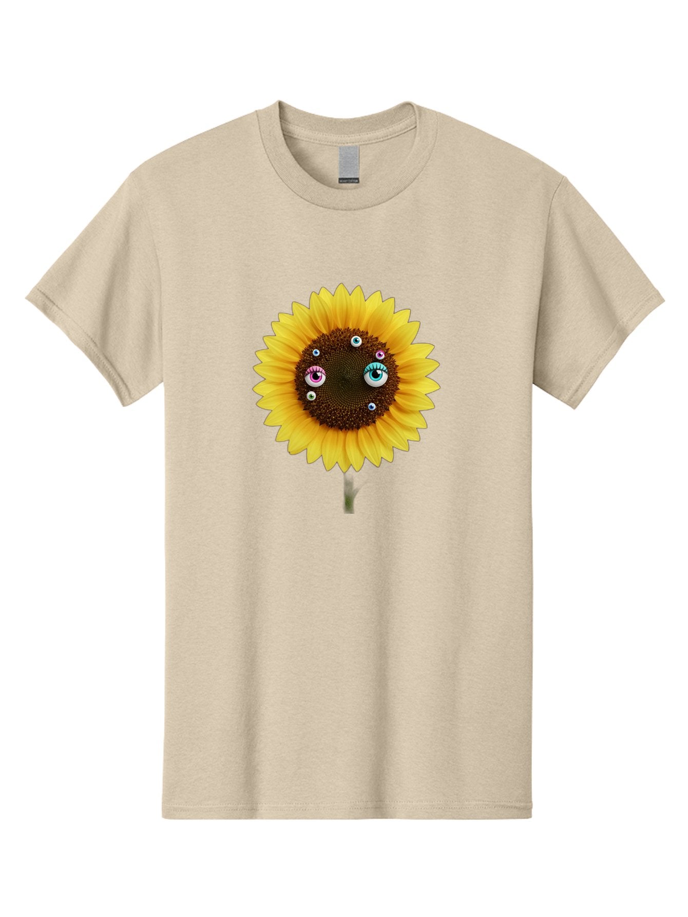Sunflower-Eyes-1 Men'S Graphic Tee, 100% Cotton, Comfortable Casual Summer Wear, Machine Washable, Vintage Camera, Old Camera, Antique Camera, Black Camera, Classic Photography, Photography Equipment, Nostalgic Device, Film Camera, Camera Art Bag037 8