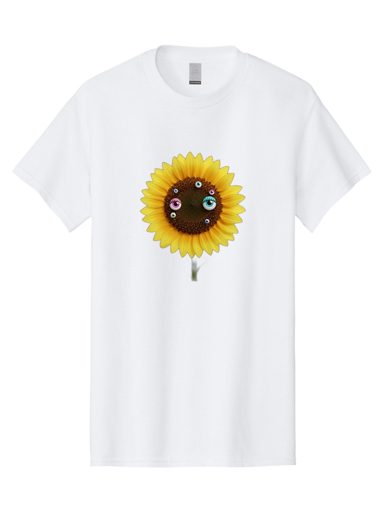 Sunflower-Eyes-1 Men'S Graphic Tee, 100% Cotton, Comfortable Casual Summer Wear, Machine Washable, Vintage Camera, Old Camera, Antique Camera, Black Camera, Classic Photography, Photography Equipment, Nostalgic Device, Film Camera, Camera Art Bag037 14