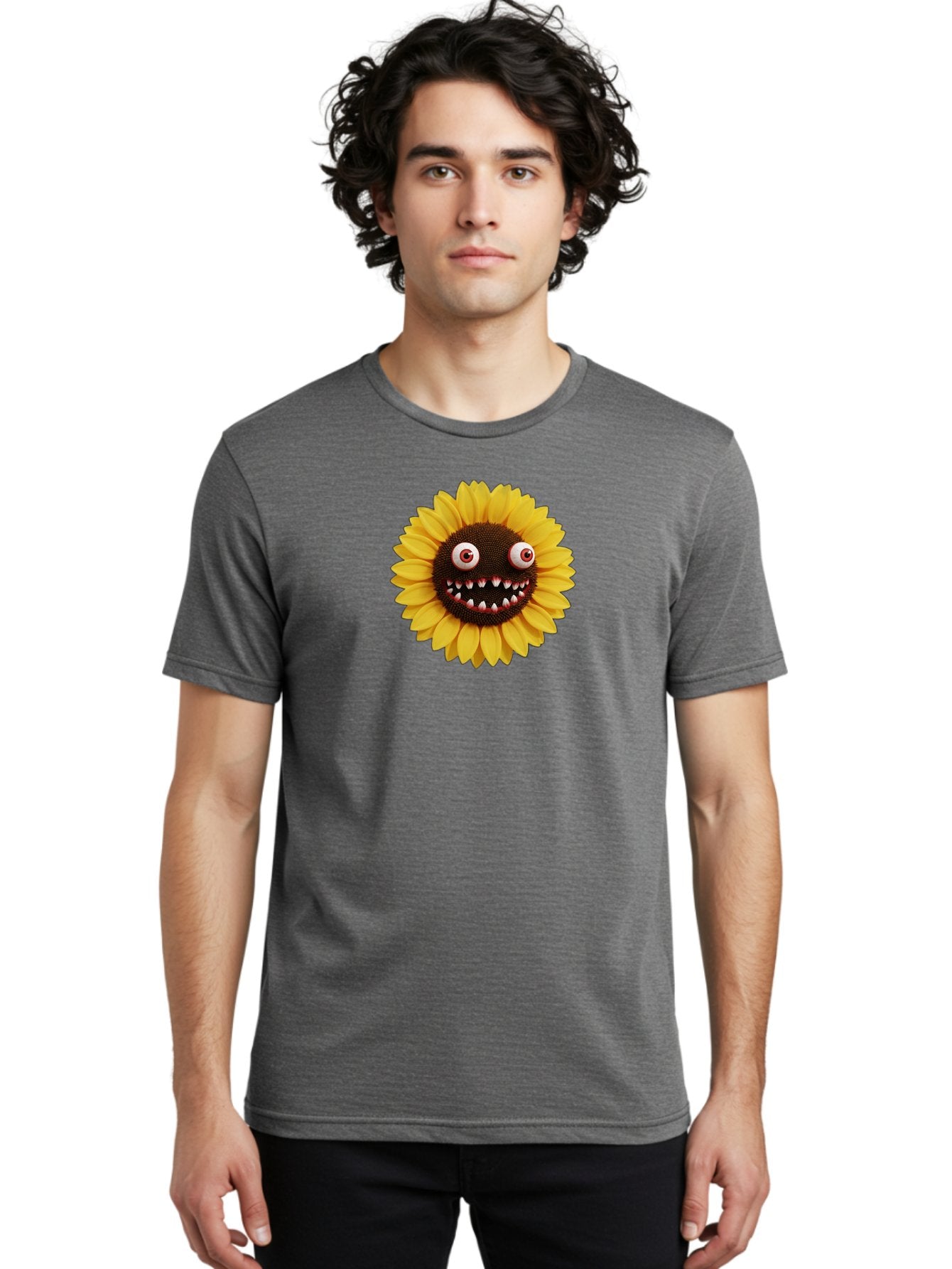 Sunflower-Monster Men'S Graphic Tee, 100% Cotton, Comfortable Casual Summer Wear, Machine Washable, Vintage Camera, Old Camera, Antique Camera, Black Camera, Classic Photography, Photography Equipment, Nostalgic Device, Film Camera, Camera Art Bag039 28