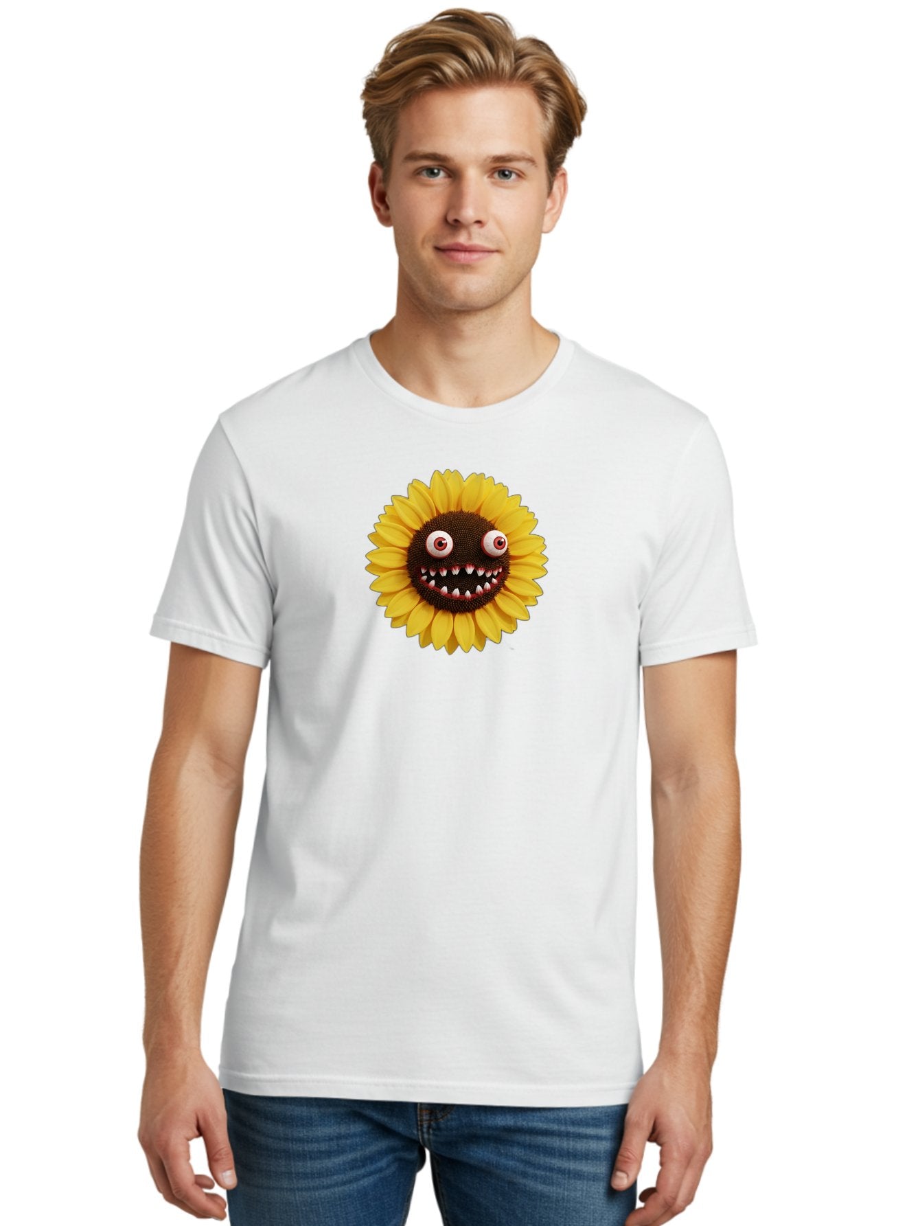 Sunflower-Monster Men'S Graphic Tee, 100% Cotton, Comfortable Casual Summer Wear, Machine Washable, Vintage Camera, Old Camera, Antique Camera, Black Camera, Classic Photography, Photography Equipment, Nostalgic Device, Film Camera, Camera Art Bag039 29