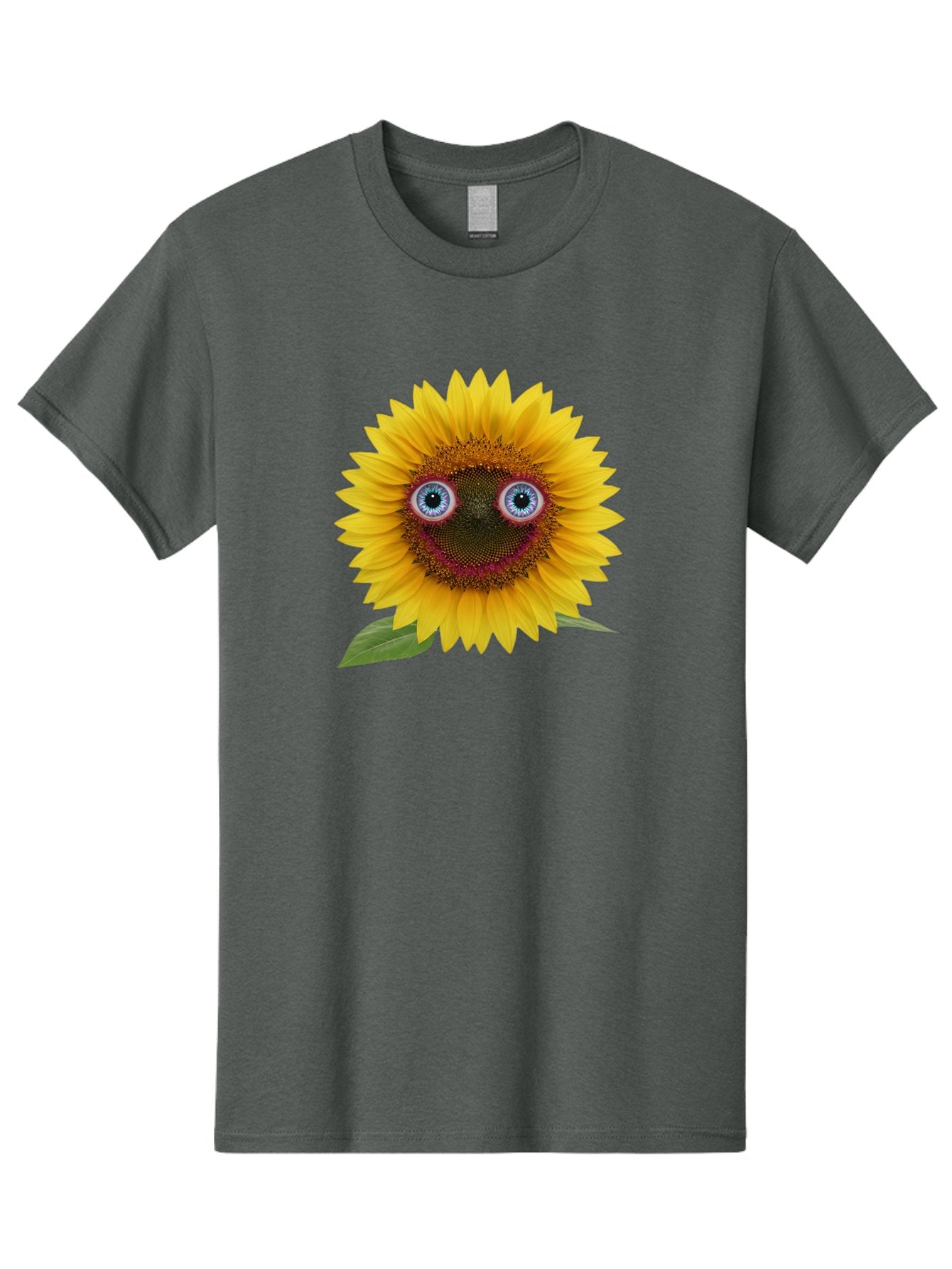 Sunflower-Smiley Men'S Graphic Tee, 100% Cotton, Comfortable Casual Summer Wear, Machine Washable, Vintage Camera, Old Camera, Antique Camera, Black Camera, Classic Photography, Photography Equipment, Nostalgic Device, Film Camera, Camera Art Bag040