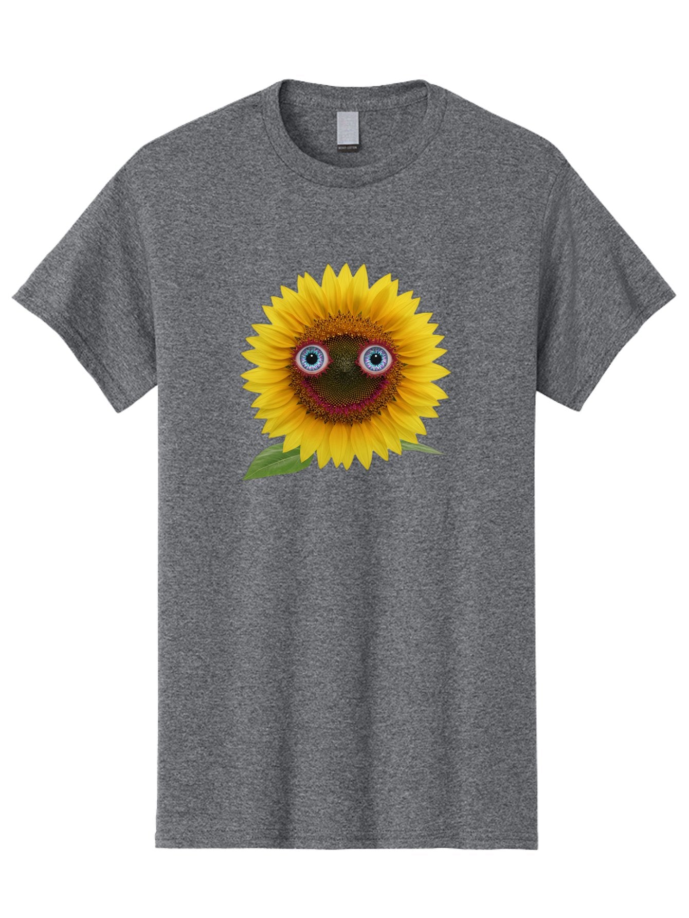 Sunflower-Smiley Men'S Graphic Tee, 100% Cotton, Comfortable Casual Summer Wear, Machine Washable, Vintage Camera, Old Camera, Antique Camera, Black Camera, Classic Photography, Photography Equipment, Nostalgic Device, Film Camera, Camera Art Bag040 7