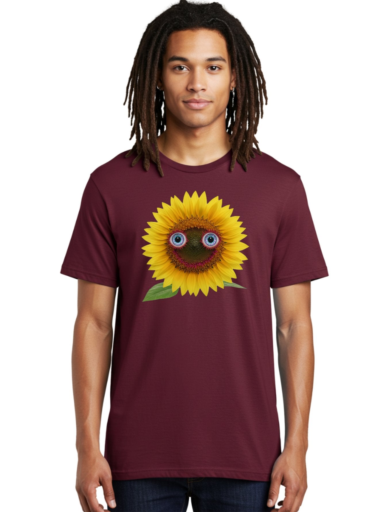 Sunflower-Smiley Men'S Graphic Tee, 100% Cotton, Comfortable Casual Summer Wear, Machine Washable, Vintage Camera, Old Camera, Antique Camera, Black Camera, Classic Photography, Photography Equipment, Nostalgic Device, Film Camera, Camera Art Bag040 29