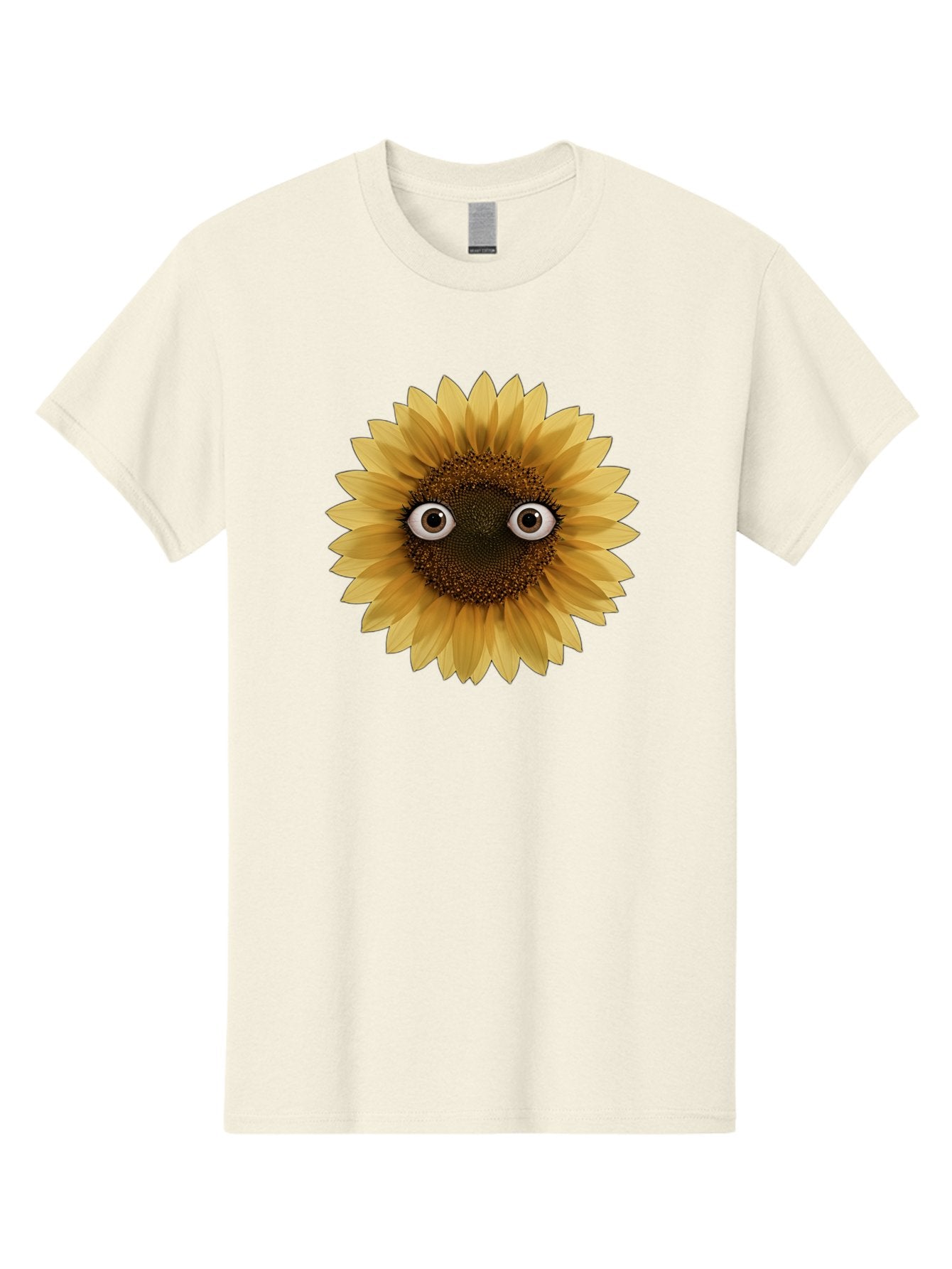 Sunflower-With-Eyes-1 Men'S Graphic Tee, 100% Cotton, Comfortable Casual Summer Wear, Machine Washable, Vintage Camera, Old Camera, Antique Camera, Black Camera, Classic Photography, Photography Equipment, Nostalgic Device, Film Camera, Bag041 15