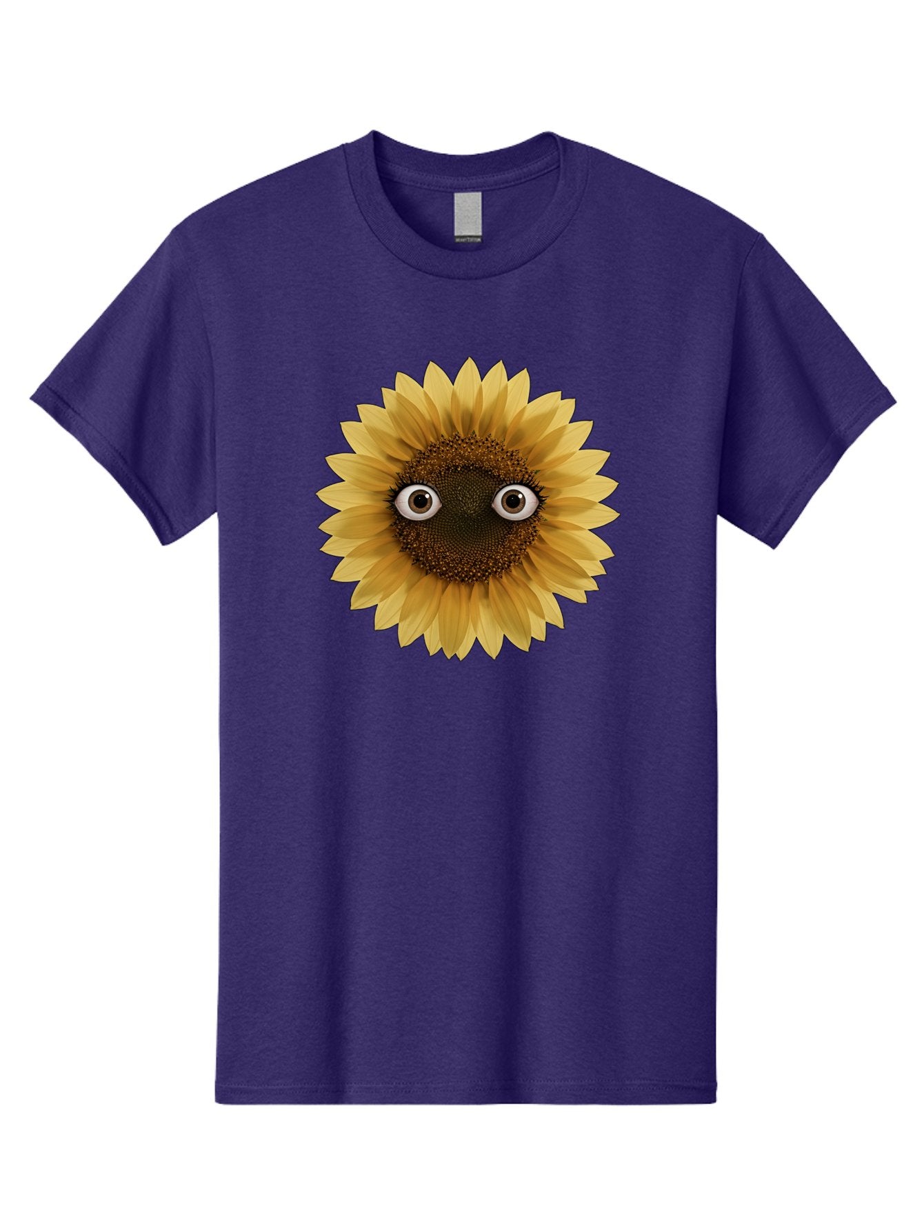 Sunflower-With-Eyes-1 Men'S Graphic Tee, 100% Cotton, Comfortable Casual Summer Wear, Machine Washable, Vintage Camera, Old Camera, Antique Camera, Black Camera, Classic Photography, Photography Equipment, Nostalgic Device, Film Camera, Bag041 8