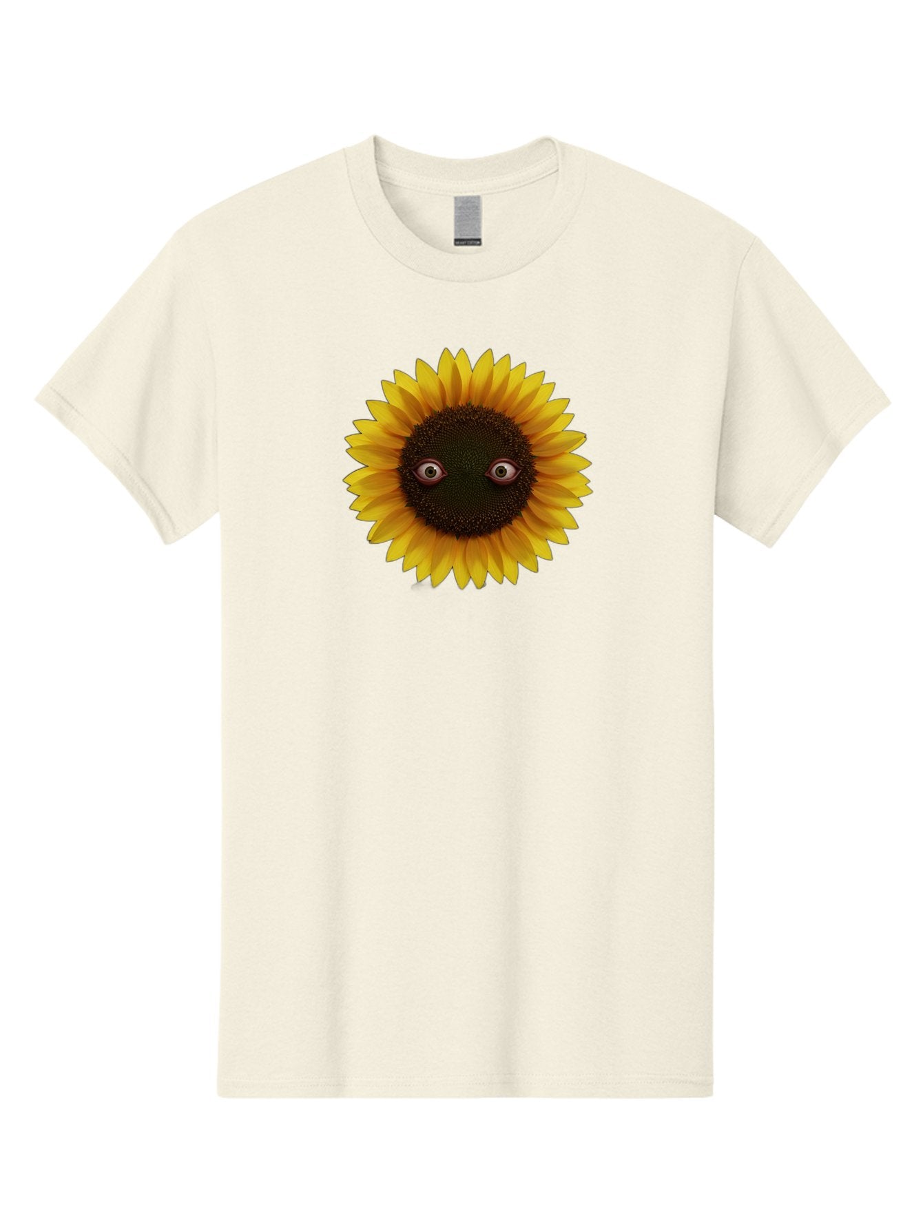 Sunflower-With-Eyes-2 Men'S Graphic Tee, 100% Cotton, Comfortable Casual Summer Wear, Machine Washable, Vintage Camera, Old Camera, Antique Camera, Black Camera, Classic Photography, Photography Equipment, Nostalgic Device, Film Camera, Bag042 9