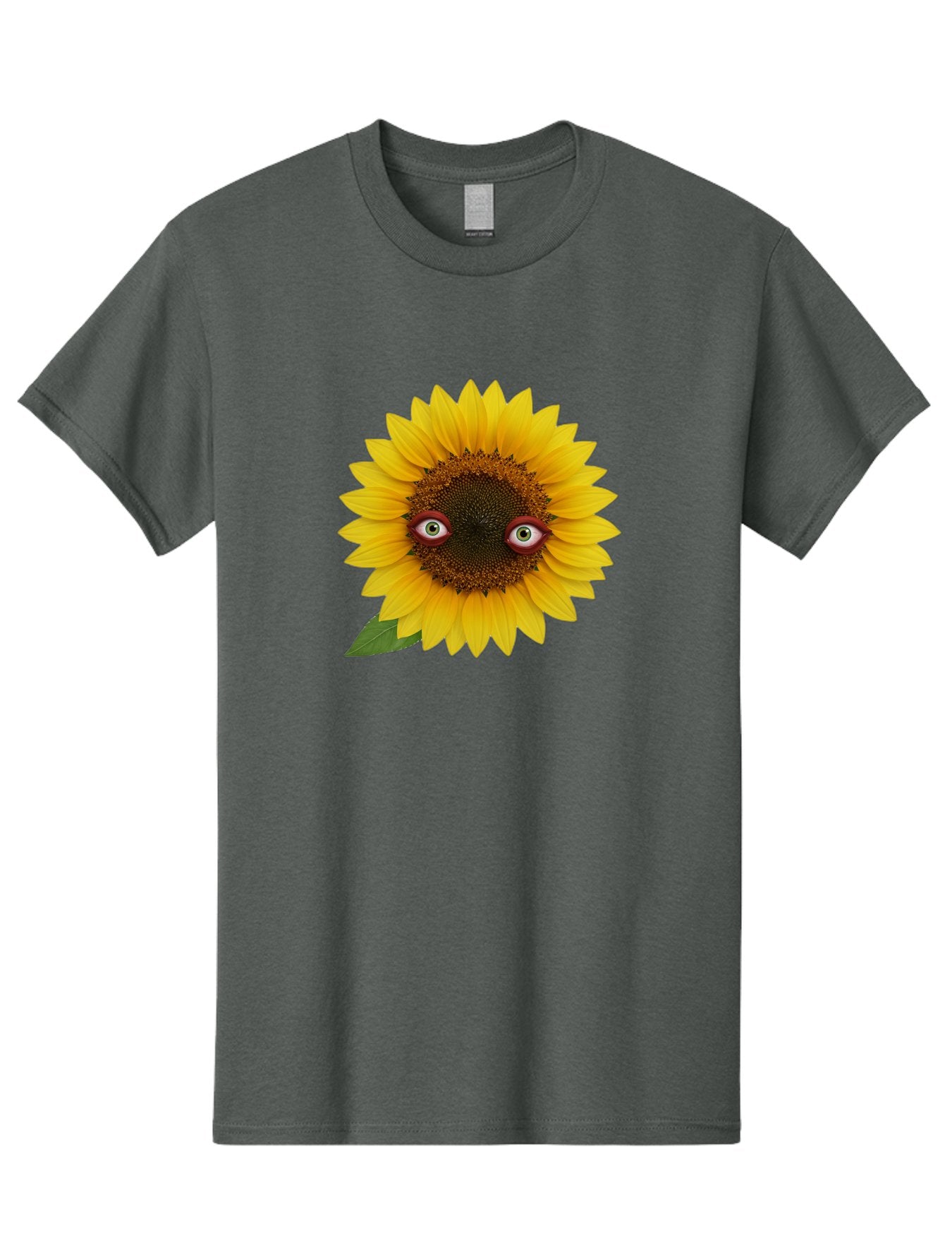 Sunflower-With-Eyes-3 Men'S Graphic Tee, 100% Cotton, Comfortable Casual Summer Wear, Machine Washable, Vintage Camera, Old Camera, Antique Camera, Black Camera, Classic Photography, Photography Equipment, Nostalgic Device, Film Camera, Bag043 5