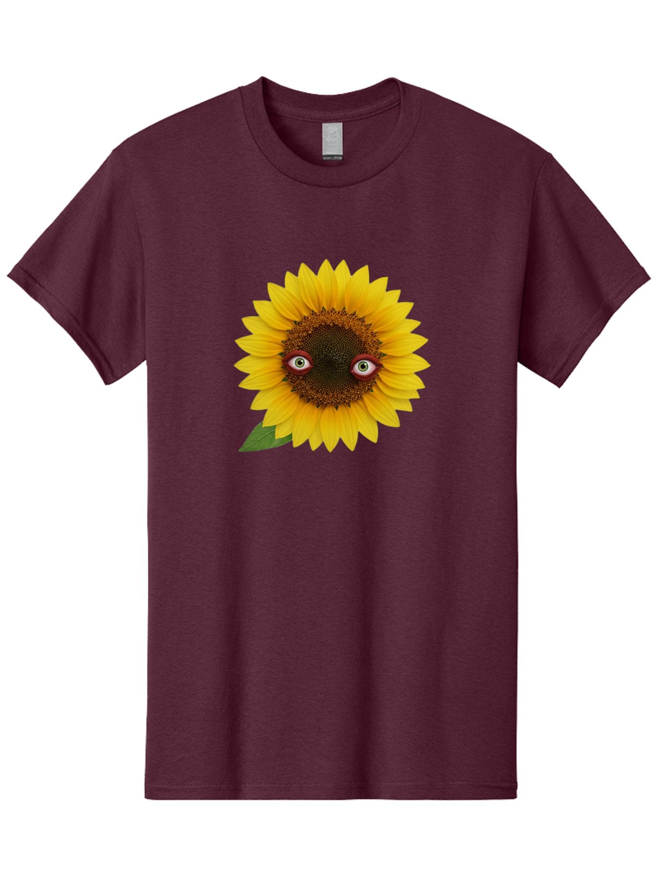 Sunflower-With-Eyes-3 Men'S Graphic Tee, 100% Cotton, Comfortable Casual Summer Wear, Machine Washable, Vintage Camera, Old Camera, Antique Camera, Black Camera, Classic Photography, Photography Equipment, Nostalgic Device, Film Camera, Bag043