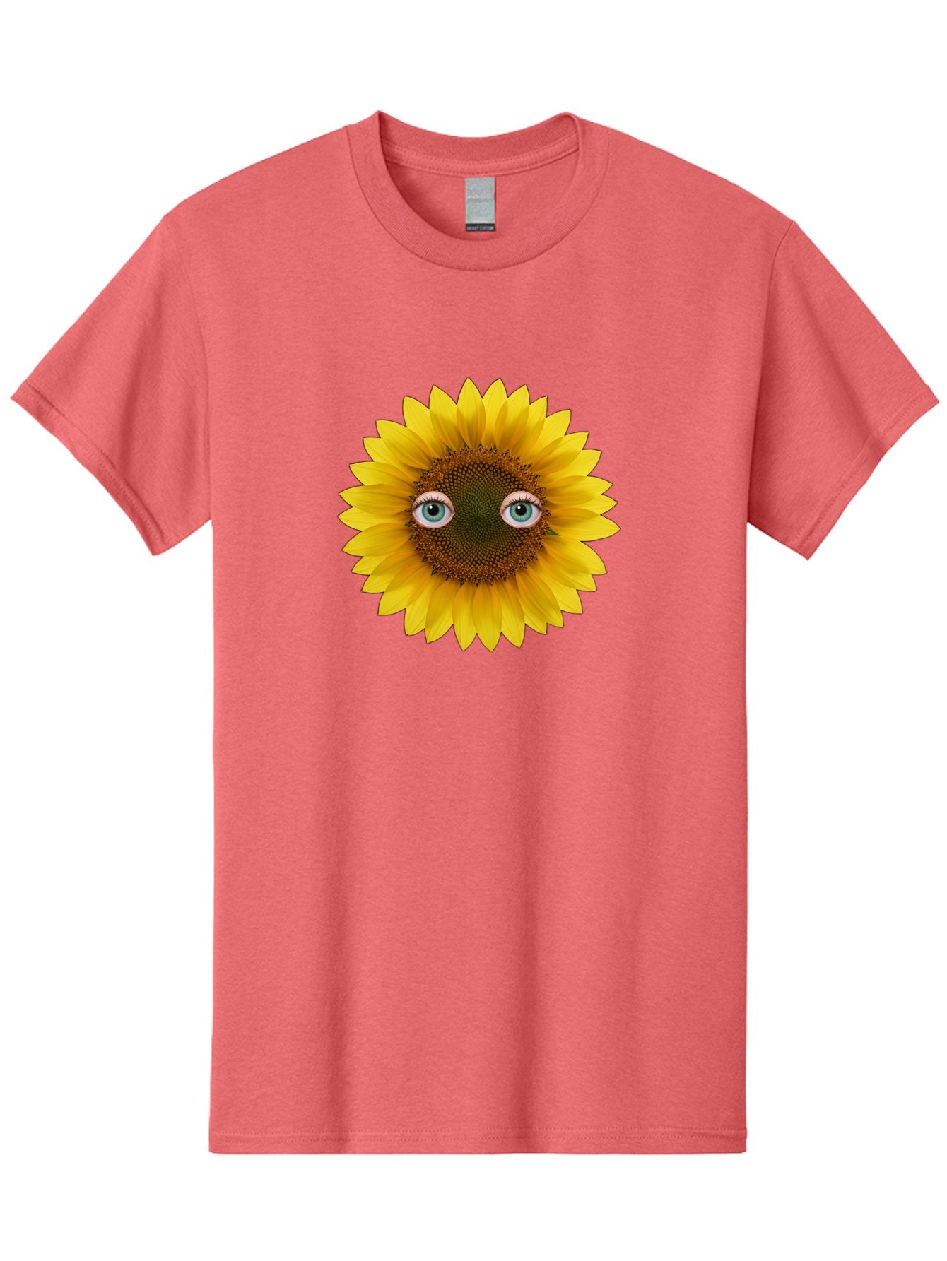 Sunflower-With-Eyes-4 Men'S Graphic Tee, 100% Cotton, Comfortable Casual Summer Wear, Machine Washable, Vintage Camera, Old Camera, Antique Camera, Black Camera, Classic Photography, Photography Equipment, Nostalgic Device, Film Camera, Bag044