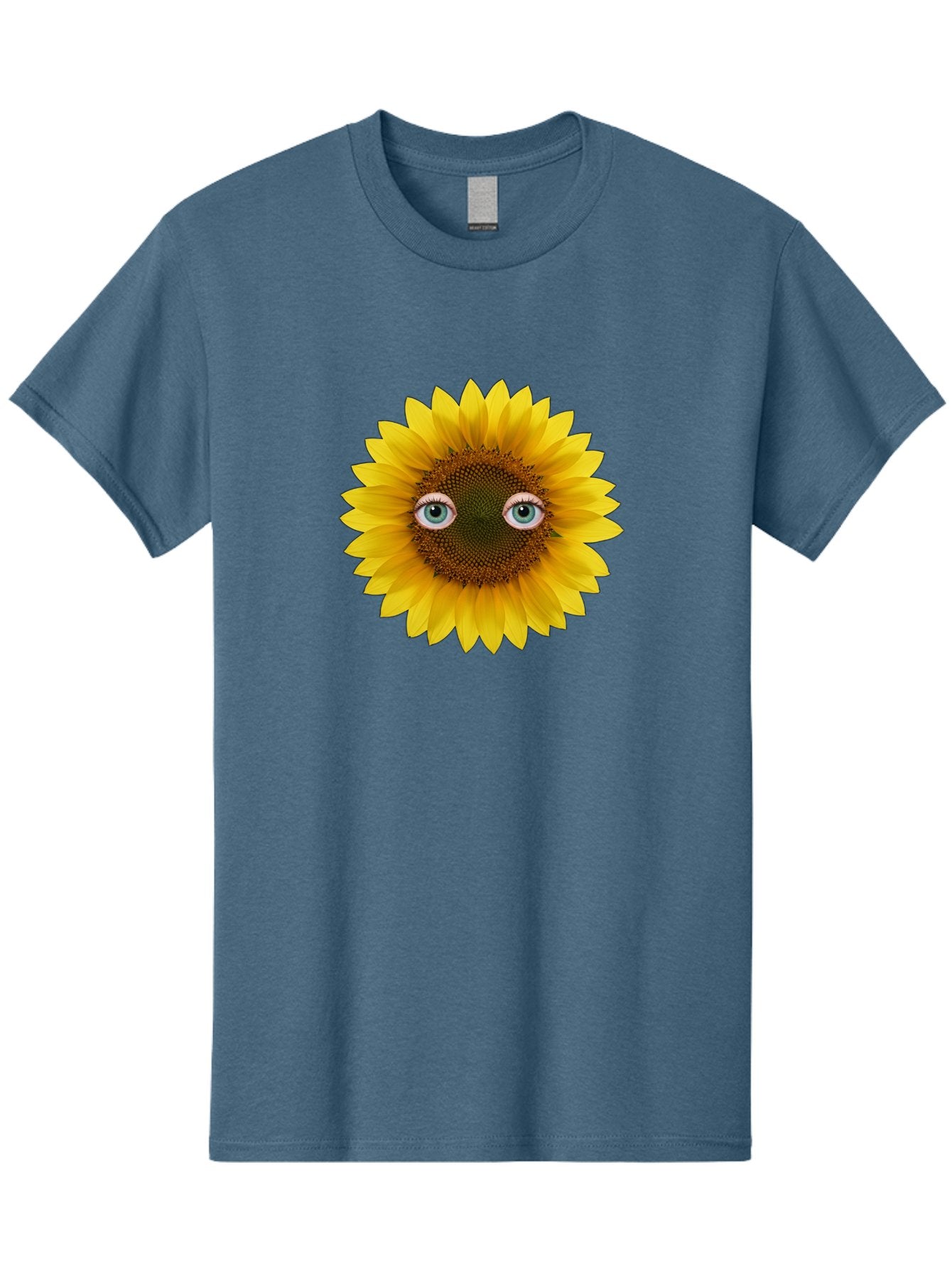 Sunflower-With-Eyes-4 Men'S Graphic Tee, 100% Cotton, Comfortable Casual Summer Wear, Machine Washable, Vintage Camera, Old Camera, Antique Camera, Black Camera, Classic Photography, Photography Equipment, Nostalgic Device, Film Camera, Bag044 5