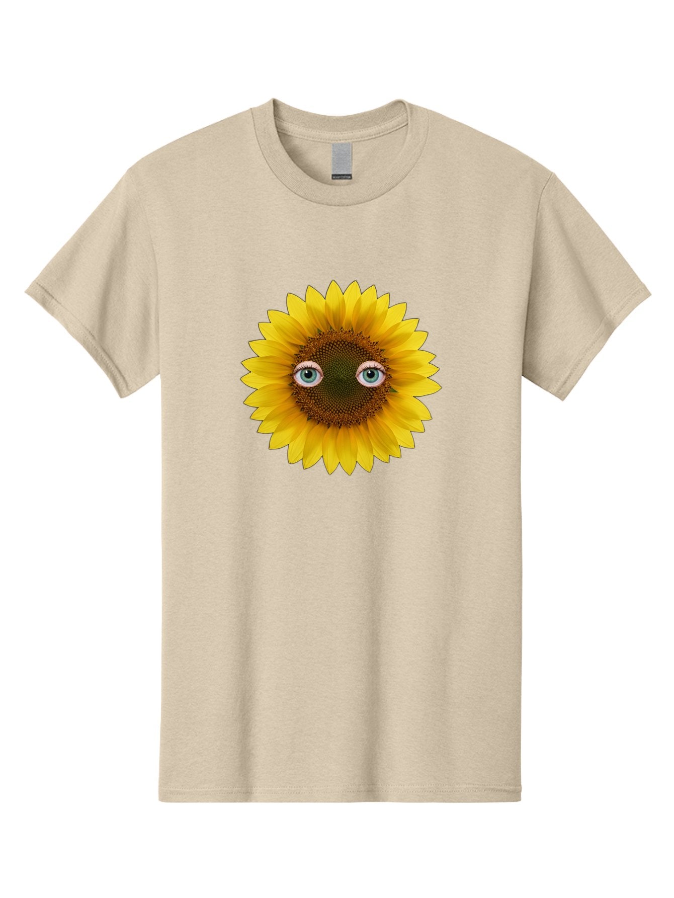 Sunflower-With-Eyes-4 Men'S Graphic Tee, 100% Cotton, Comfortable Casual Summer Wear, Machine Washable, Vintage Camera, Old Camera, Antique Camera, Black Camera, Classic Photography, Photography Equipment, Nostalgic Device, Film Camera, Bag044 6