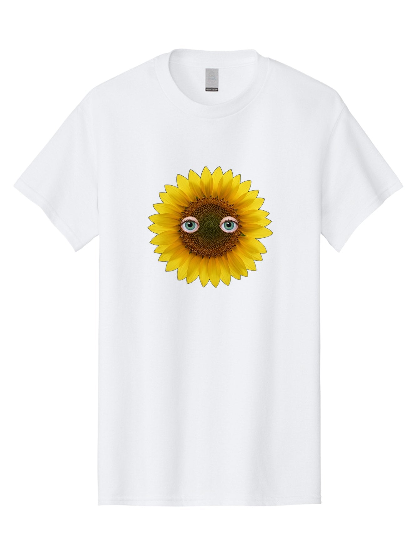 Sunflower-With-Eyes-4 Men'S Graphic Tee, 100% Cotton, Comfortable Casual Summer Wear, Machine Washable, Vintage Camera, Old Camera, Antique Camera, Black Camera, Classic Photography, Photography Equipment, Nostalgic Device, Film Camera, Bag044 11