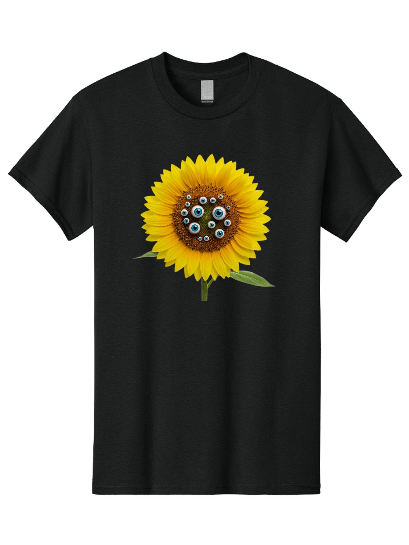Sunflower-With-Eyes-5 Men'S Graphic Tee, 100% Cotton, Comfortable Casual Summer Wear, Machine Washable, Vintage Camera, Old Camera, Antique Camera, Black Camera, Classic Photography, Photography Equipment, Nostalgic Device, Film Camera, Bag045 11