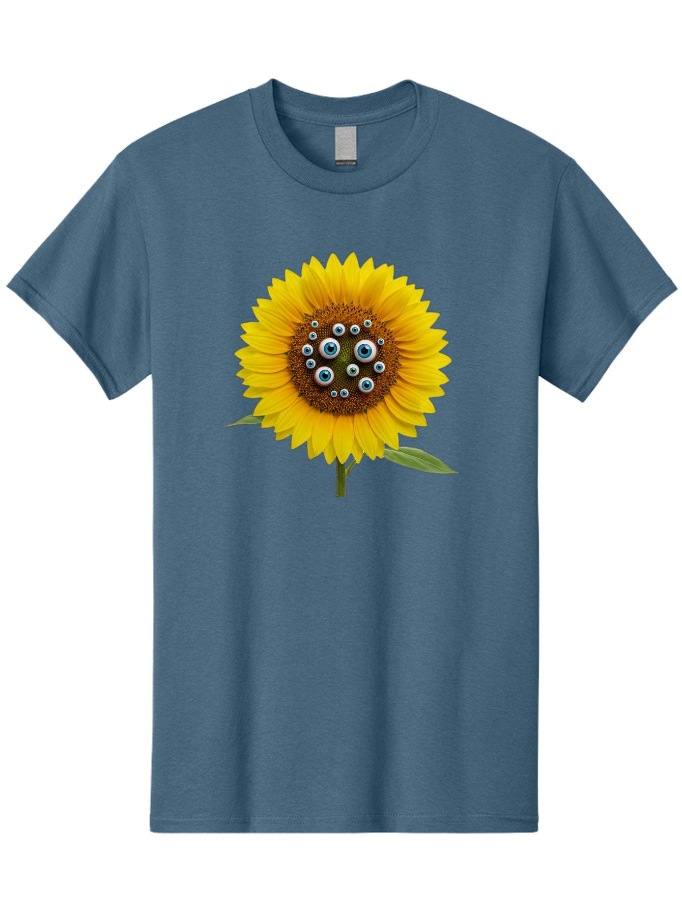 Sunflower-With-Eyes-5 Men'S Graphic Tee, 100% Cotton, Comfortable Casual Summer Wear, Machine Washable, Vintage Camera, Old Camera, Antique Camera, Black Camera, Classic Photography, Photography Equipment, Nostalgic Device, Film Camera, Bag045 13