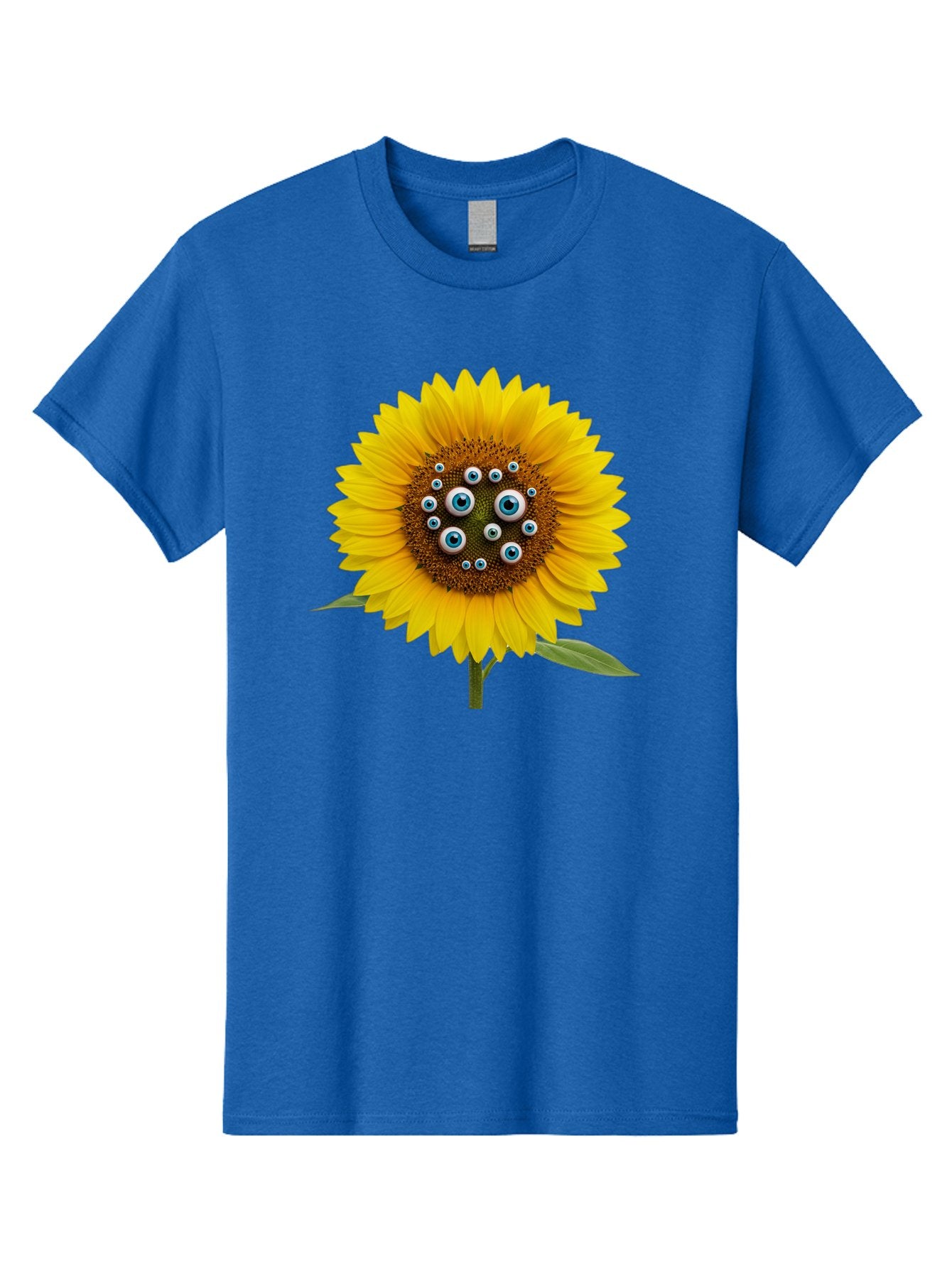 Sunflower-With-Eyes-5 Men'S Graphic Tee, 100% Cotton, Comfortable Casual Summer Wear, Machine Washable, Vintage Camera, Old Camera, Antique Camera, Black Camera, Classic Photography, Photography Equipment, Nostalgic Device, Film Camera, Bag045