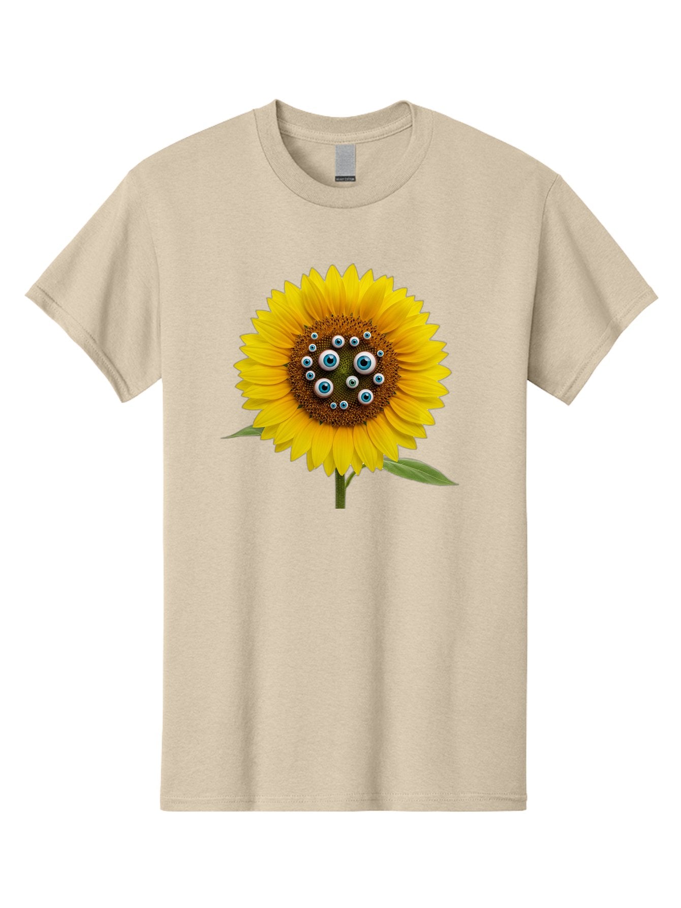 Sunflower-With-Eyes-5 Men'S Graphic Tee, 100% Cotton, Comfortable Casual Summer Wear, Machine Washable, Vintage Camera, Old Camera, Antique Camera, Black Camera, Classic Photography, Photography Equipment, Nostalgic Device, Film Camera, Bag045 15