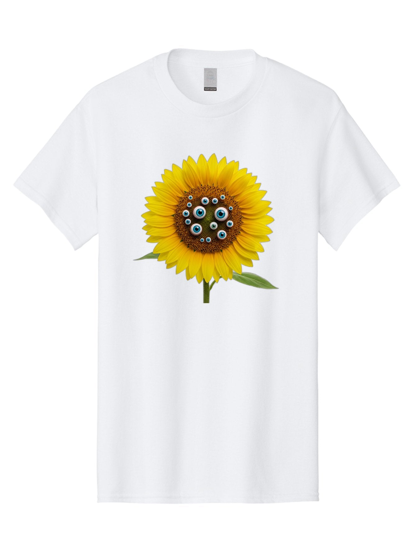 Sunflower-With-Eyes-5 Men'S Graphic Tee, 100% Cotton, Comfortable Casual Summer Wear, Machine Washable, Vintage Camera, Old Camera, Antique Camera, Black Camera, Classic Photography, Photography Equipment, Nostalgic Device, Film Camera, Bag045 9