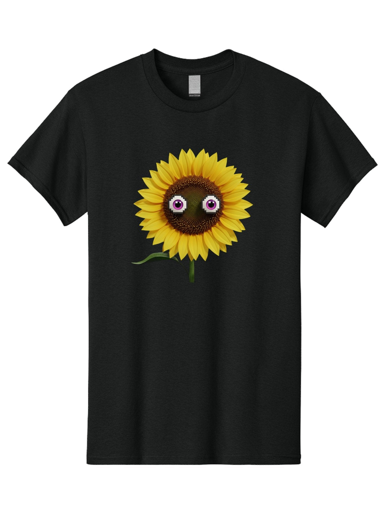 Sunflower-With-Eyes Men'S Graphic Tee, 100% Cotton, Comfortable Casual Summer Wear, Machine Washable, Vintage Camera, Old Camera, Antique Camera, Black Camera, Classic Photography, Photography Equipment, Nostalgic Device, Film Camera, Bag046 8