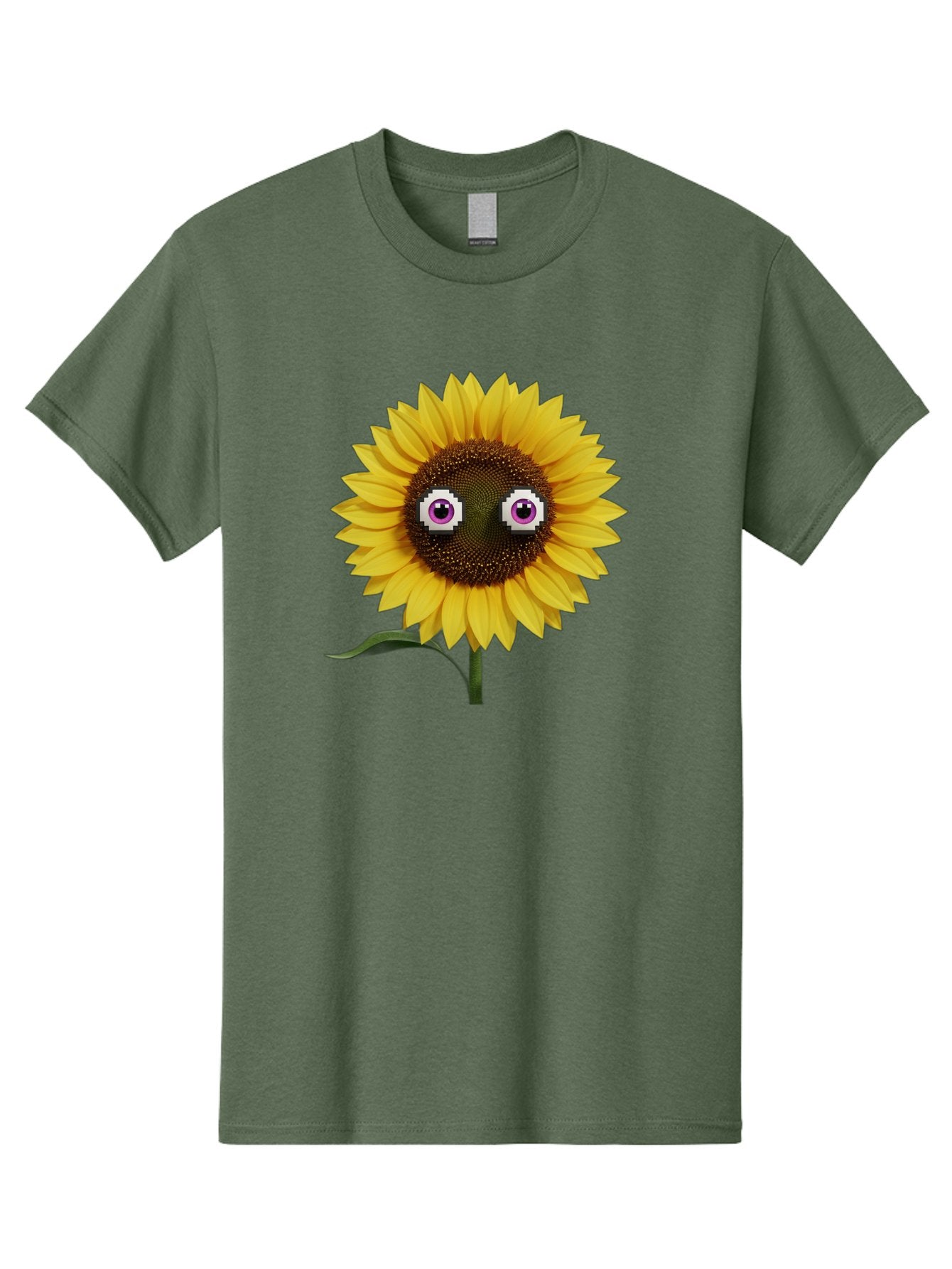 Sunflower-With-Eyes Men'S Graphic Tee, 100% Cotton, Comfortable Casual Summer Wear, Machine Washable, Vintage Camera, Old Camera, Antique Camera, Black Camera, Classic Photography, Photography Equipment, Nostalgic Device, Film Camera, Bag046 11