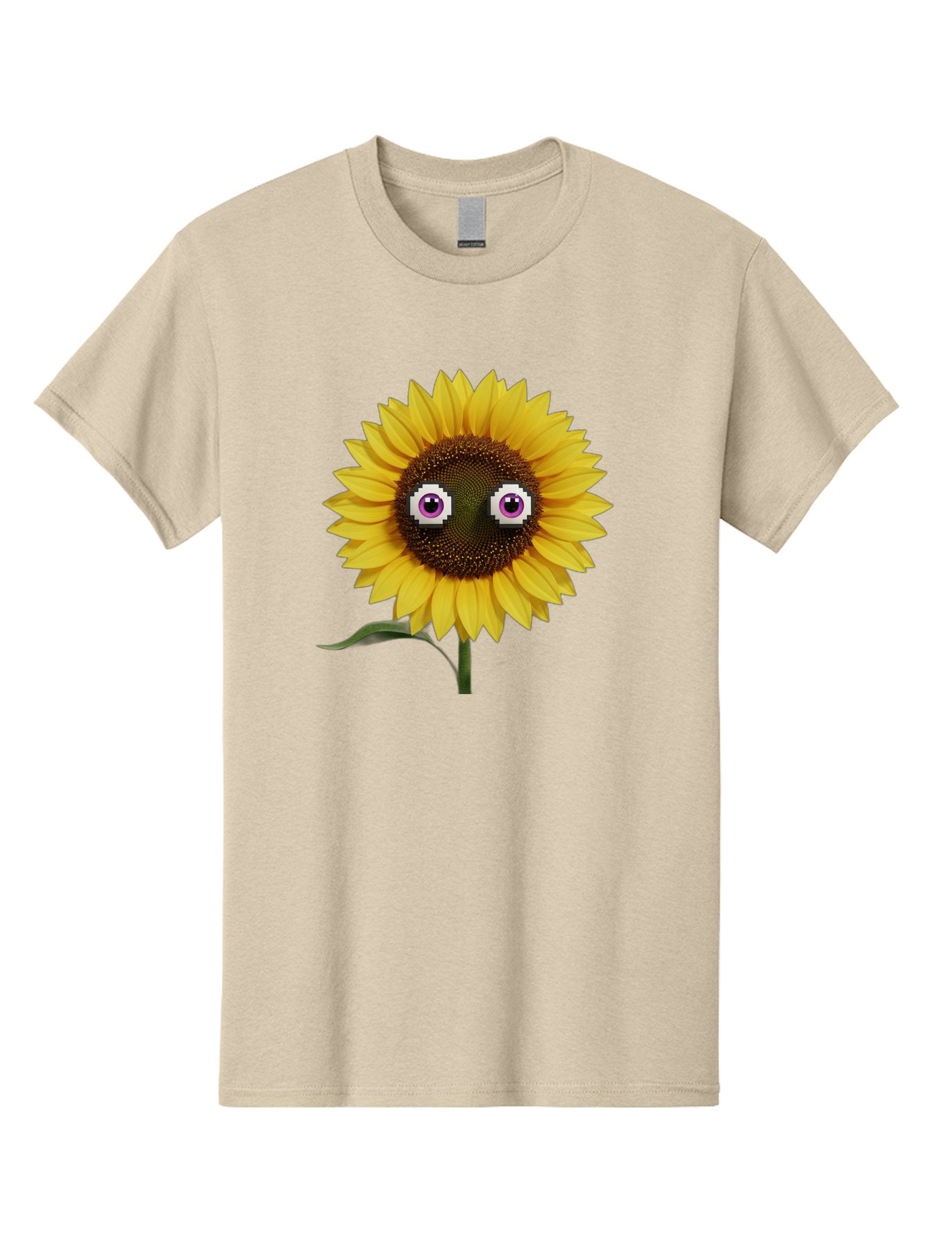 Sunflower-With-Eyes Men'S Graphic Tee, 100% Cotton, Comfortable Casual Summer Wear, Machine Washable, Vintage Camera, Old Camera, Antique Camera, Black Camera, Classic Photography, Photography Equipment, Nostalgic Device, Film Camera, Bag046 5