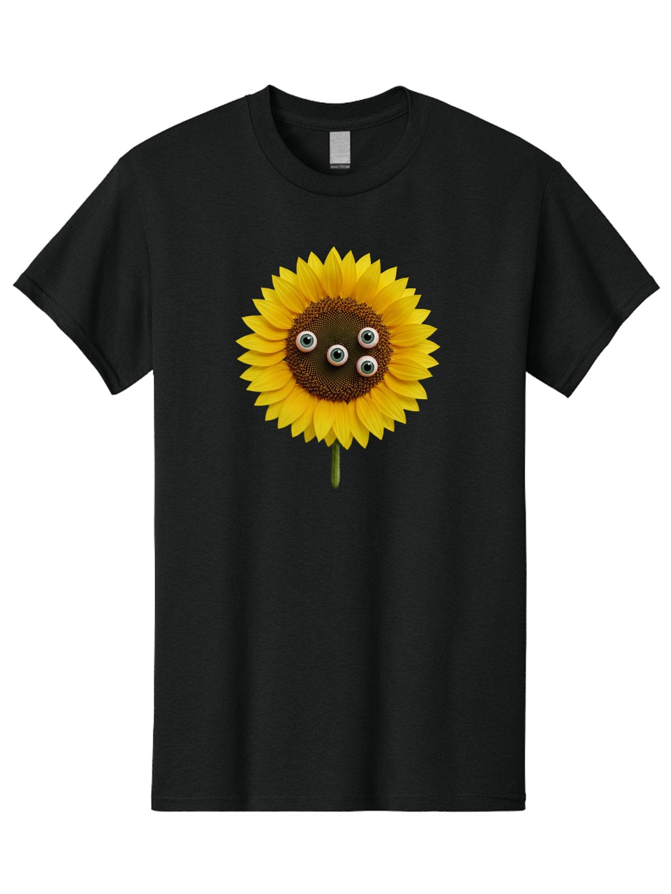 Sunflower-With-Googly-Eyes Men'S Graphic Tee, 100% Cotton, Comfortable Casual Summer Wear, Machine Washable, Vintage Camera, Old Camera, Antique Camera, Black Camera, Classic Photography, Photography Equipment, Nostalgic Device, Film Camera, Bag047 12