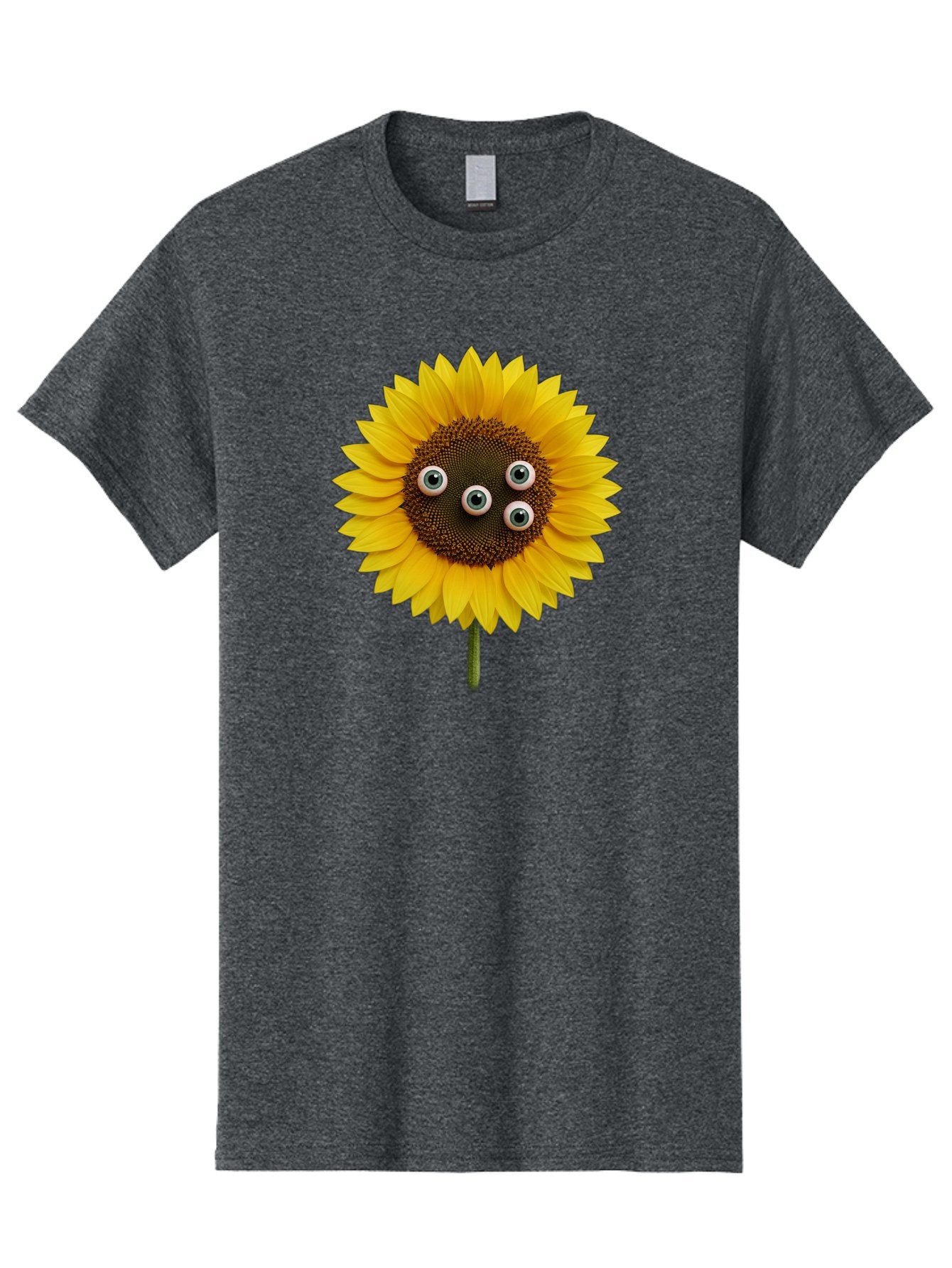 Sunflower-With-Googly-Eyes Men'S Graphic Tee, 100% Cotton, Comfortable Casual Summer Wear, Machine Washable, Vintage Camera, Old Camera, Antique Camera, Black Camera, Classic Photography, Photography Equipment, Nostalgic Device, Film Camera, Bag047 14