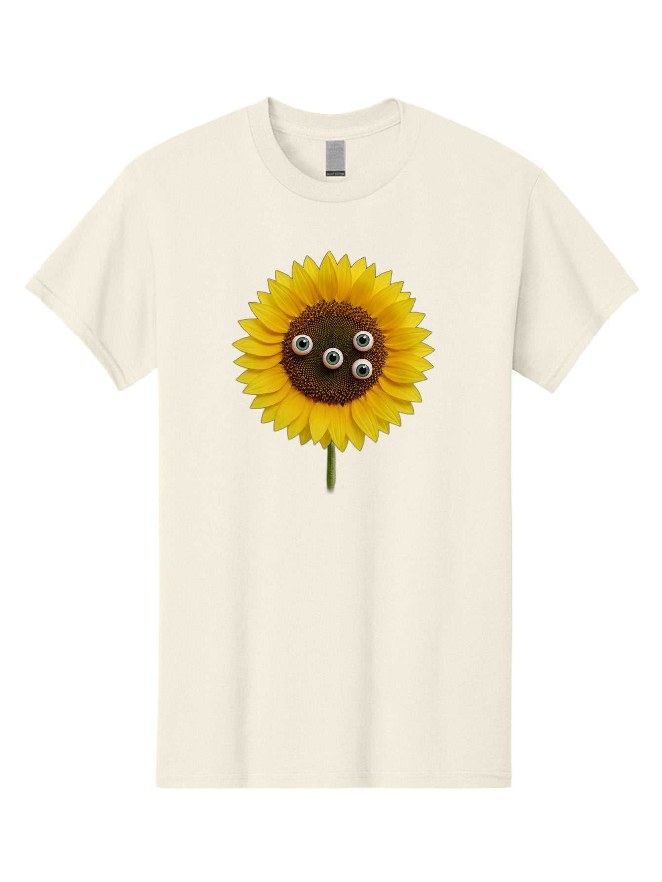 Sunflower-With-Googly-Eyes Men'S Graphic Tee, 100% Cotton, Comfortable Casual Summer Wear, Machine Washable, Vintage Camera, Old Camera, Antique Camera, Black Camera, Classic Photography, Photography Equipment, Nostalgic Device, Film Camera, Bag047 5