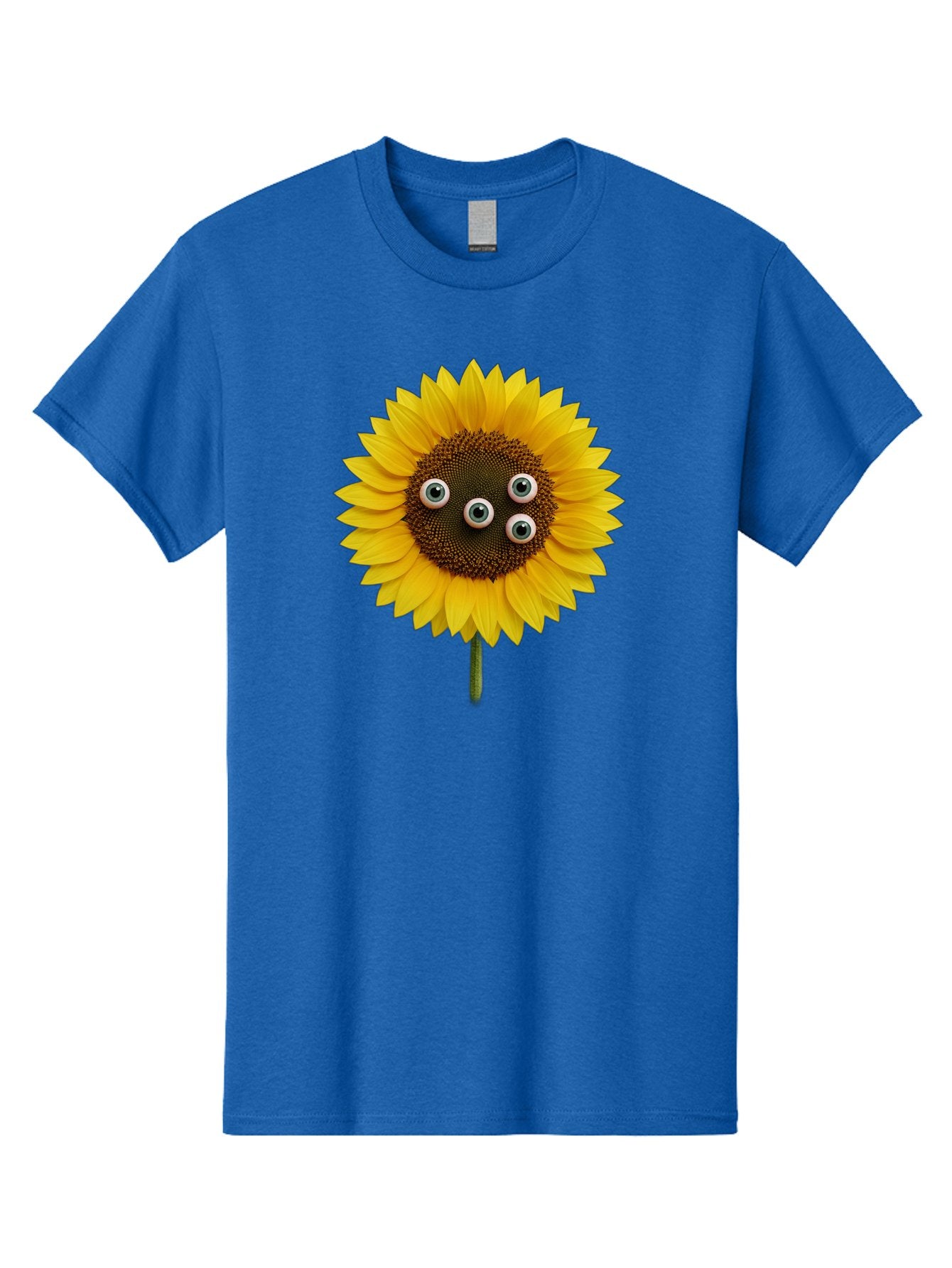 Sunflower-With-Googly-Eyes Men'S Graphic Tee, 100% Cotton, Comfortable Casual Summer Wear, Machine Washable, Vintage Camera, Old Camera, Antique Camera, Black Camera, Classic Photography, Photography Equipment, Nostalgic Device, Film Camera, Bag047