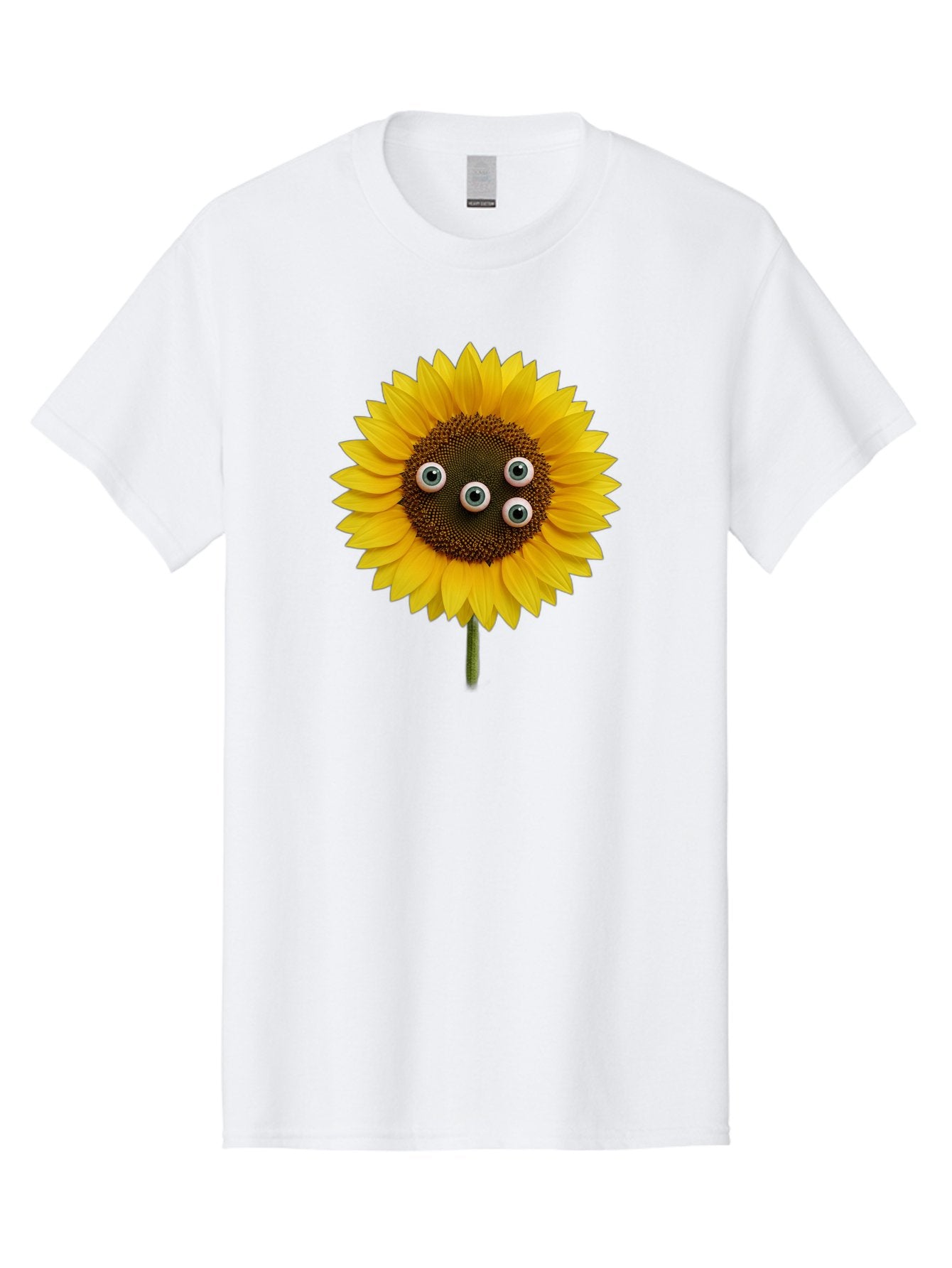 Sunflower-With-Googly-Eyes Men'S Graphic Tee, 100% Cotton, Comfortable Casual Summer Wear, Machine Washable, Vintage Camera, Old Camera, Antique Camera, Black Camera, Classic Photography, Photography Equipment, Nostalgic Device, Film Camera, Bag047 7