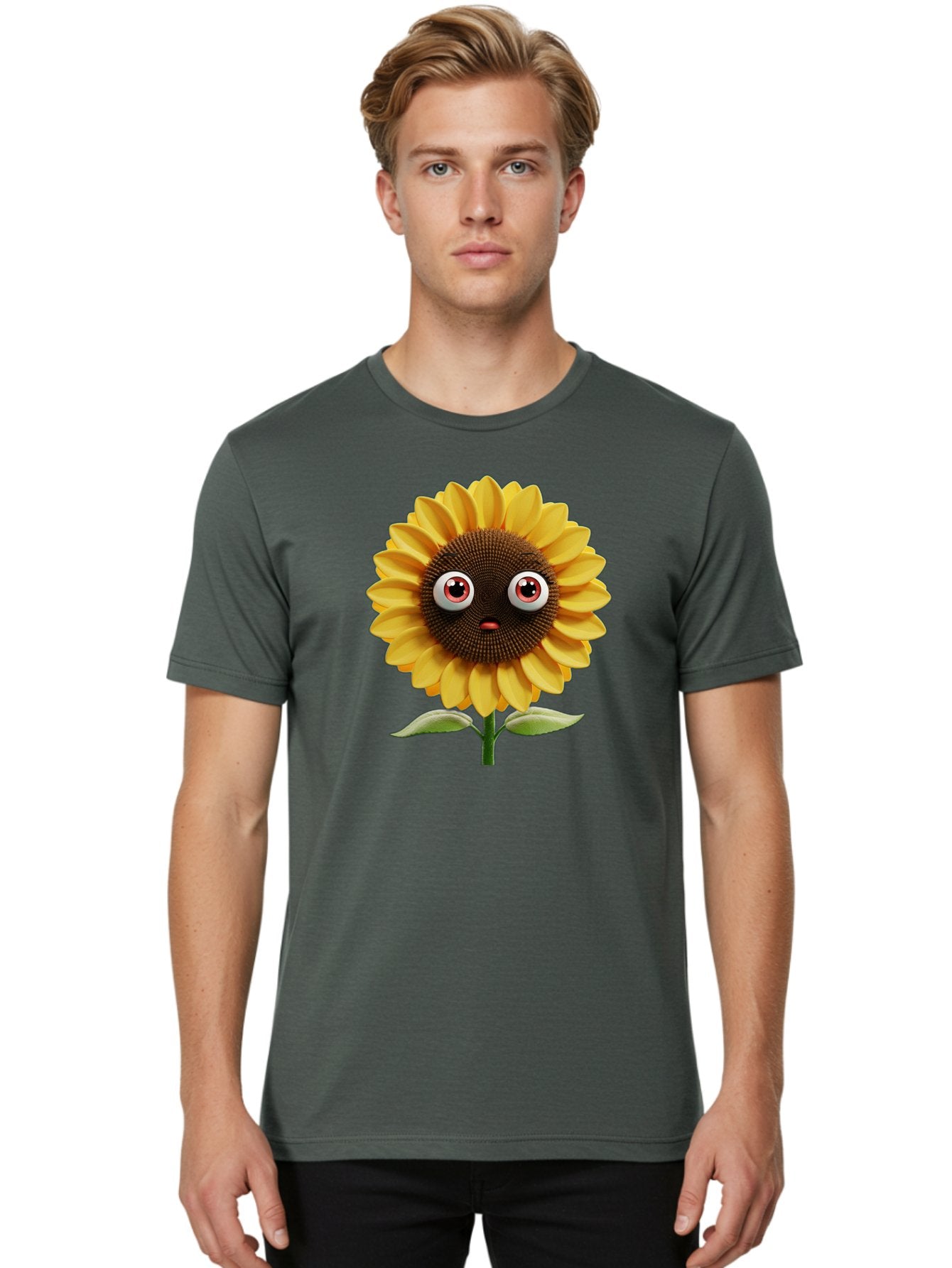 Surprised-Sunflower Men'S Graphic Tee, 100% Cotton, Comfortable Casual Summer Wear, Machine Washable, Vintage Camera, Old Camera, Antique Camera, Black Camera, Classic Photography, Photography Equipment, Nostalgic Device, Film Camera, Bag051 29