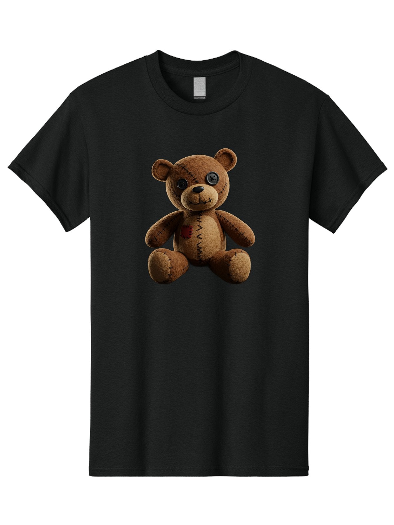 Teddy-Bear-Voodoo-Doll Men'S Graphic Tee, 100% Cotton, Comfortable Casual Summer Wear, Machine Washable, Vintage Camera, Old Camera, Antique Camera, Black Camera, Classic Photography, Photography Equipment, Nostalgic Device, Film Camera, Bag054 3