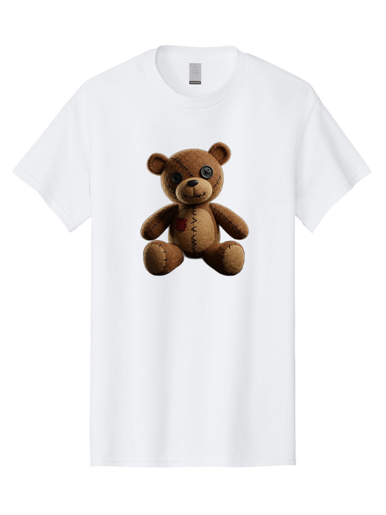 Teddy-Bear-Voodoo-Doll Men'S Graphic Tee, 100% Cotton, Comfortable Casual Summer Wear, Machine Washable, Vintage Camera, Old Camera, Antique Camera, Black Camera, Classic Photography, Photography Equipment, Nostalgic Device, Film Camera, Bag054