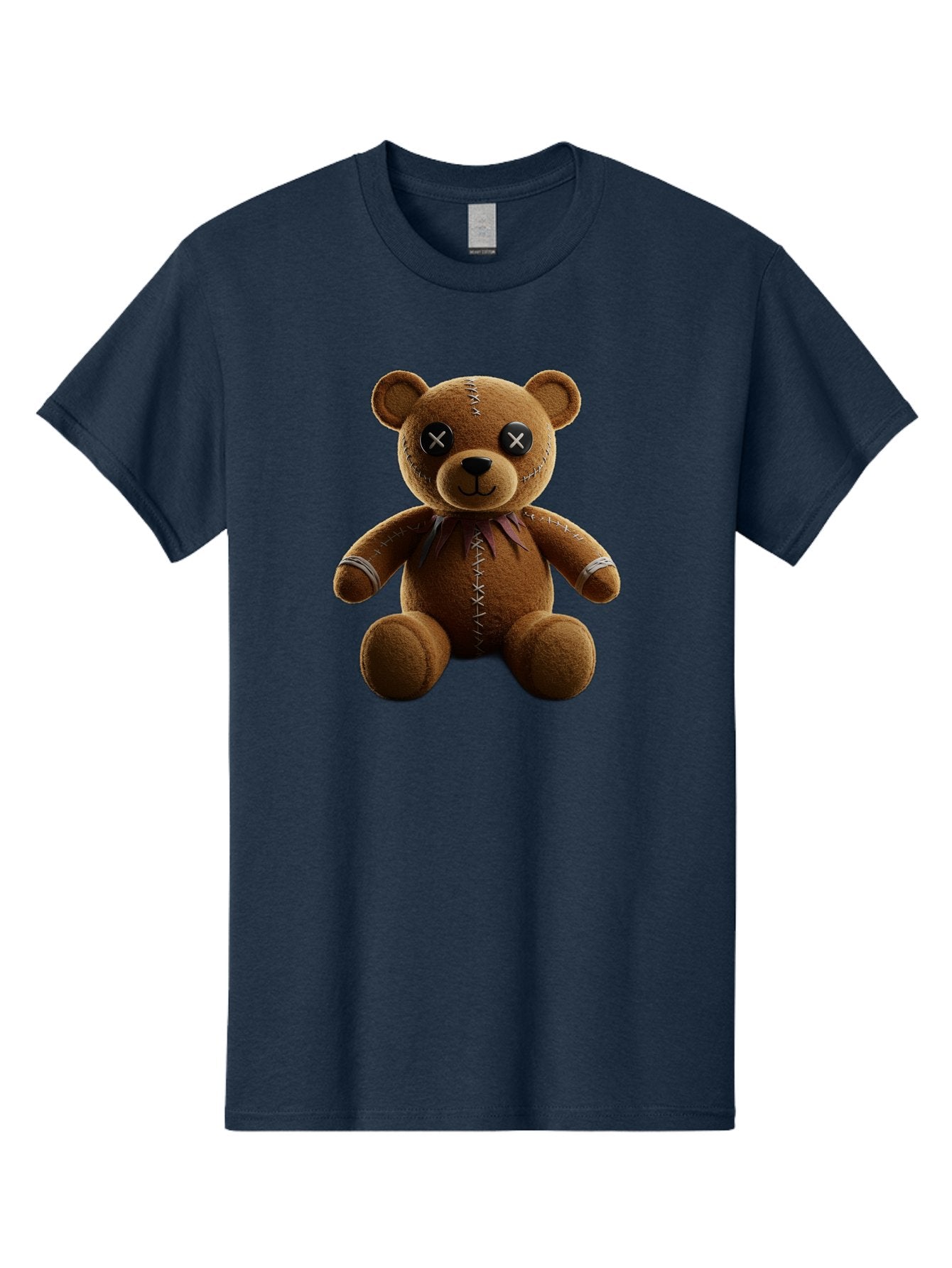 Teddy-Bear-With-Crossed-Eyes Men'S Graphic Tee, 100% Cotton, Comfortable Casual Summer Wear, Machine Washable, Vintage Camera, Old Camera, Antique Camera, Black Camera, Classic Photography, Photography Equipment, Nostalgic Device, Film Camera, Bag055