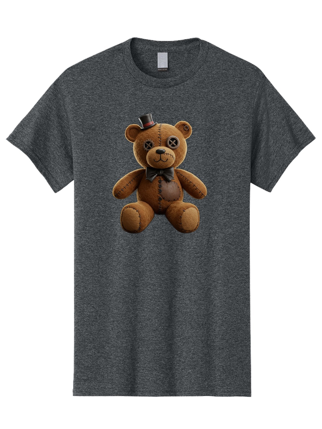 Teddy-Bear-With-Top-Hat Men'S Graphic Tee, 100% Cotton, Comfortable Casual Summer Wear, Machine Washable, Vintage Camera, Old Camera, Antique Camera, Black Camera, Classic Photography, Photography Equipment, Nostalgic Device, Film Camera, Bag056 8