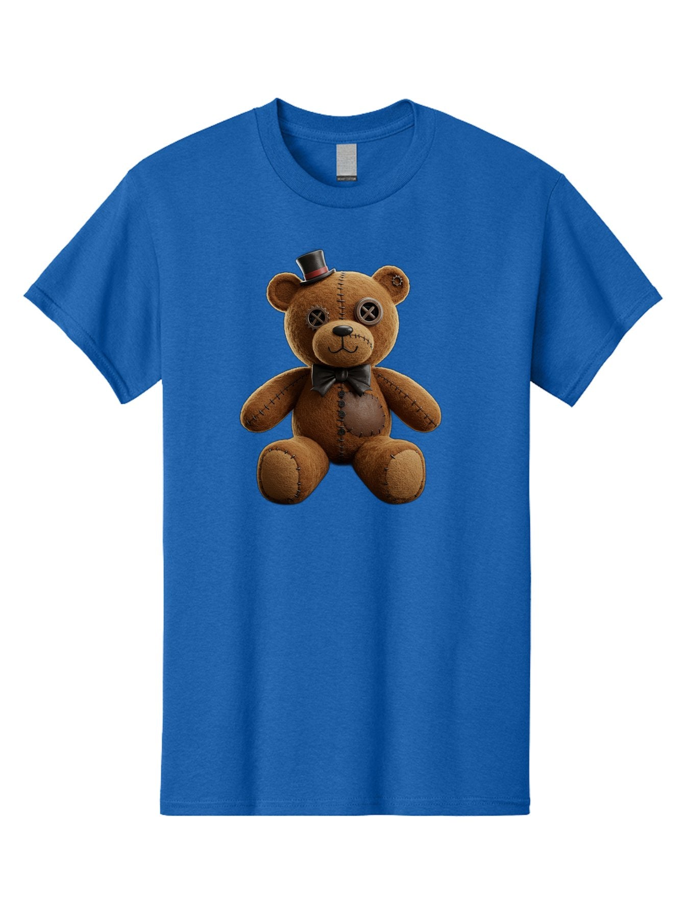 Teddy-Bear-With-Top-Hat Men'S Graphic Tee, 100% Cotton, Comfortable Casual Summer Wear, Machine Washable, Vintage Camera, Old Camera, Antique Camera, Black Camera, Classic Photography, Photography Equipment, Nostalgic Device, Film Camera, Bag056 11