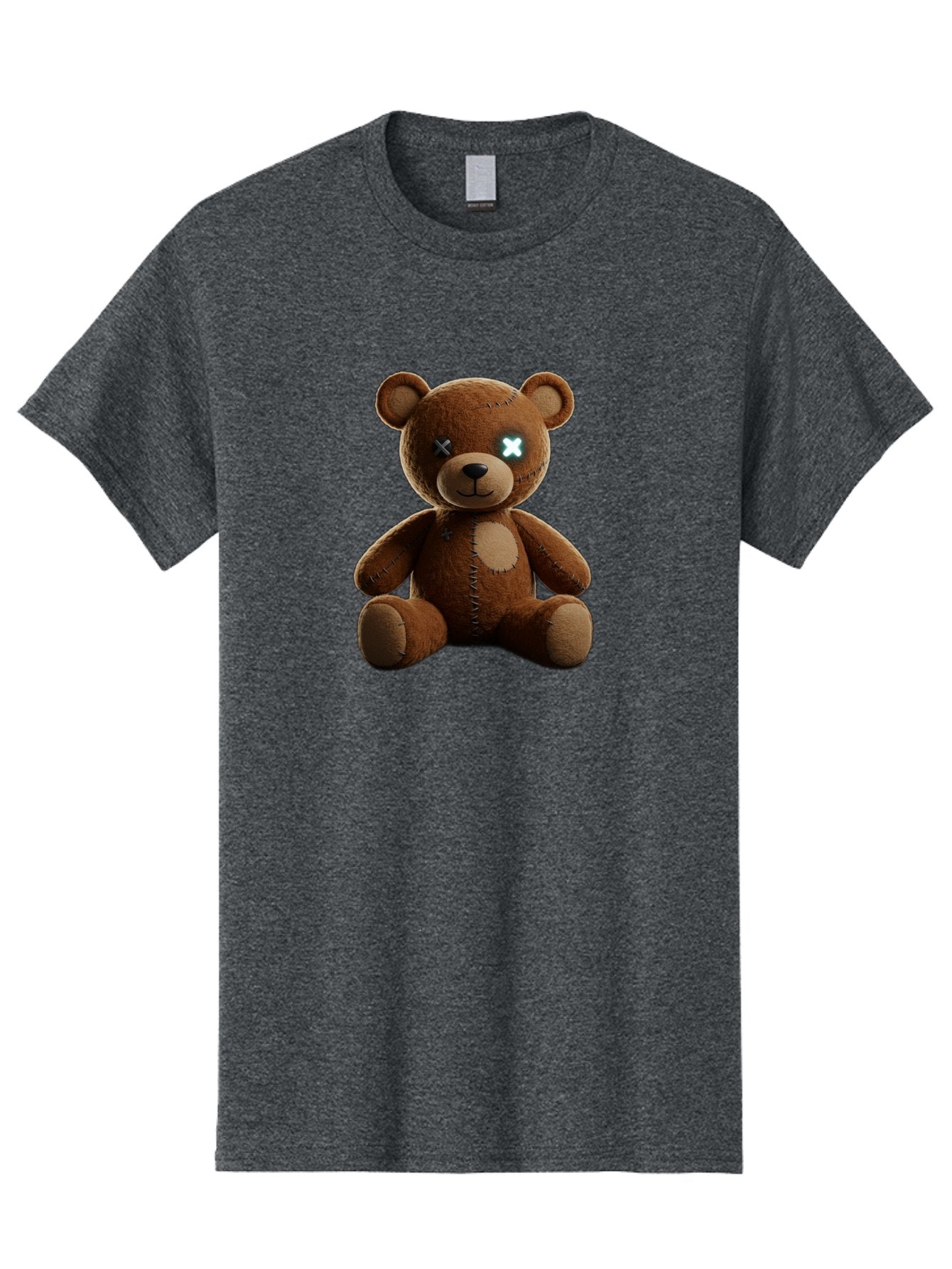 Teddy-Bear-With-X-Eyes Men'S Graphic Tee, 100% Cotton, Comfortable Casual Summer Wear, Machine Washable, Vintage Camera, Old Camera, Antique Camera, Black Camera, Classic Photography, Photography Equipment, Nostalgic Device, Film Camera, Bag057 10