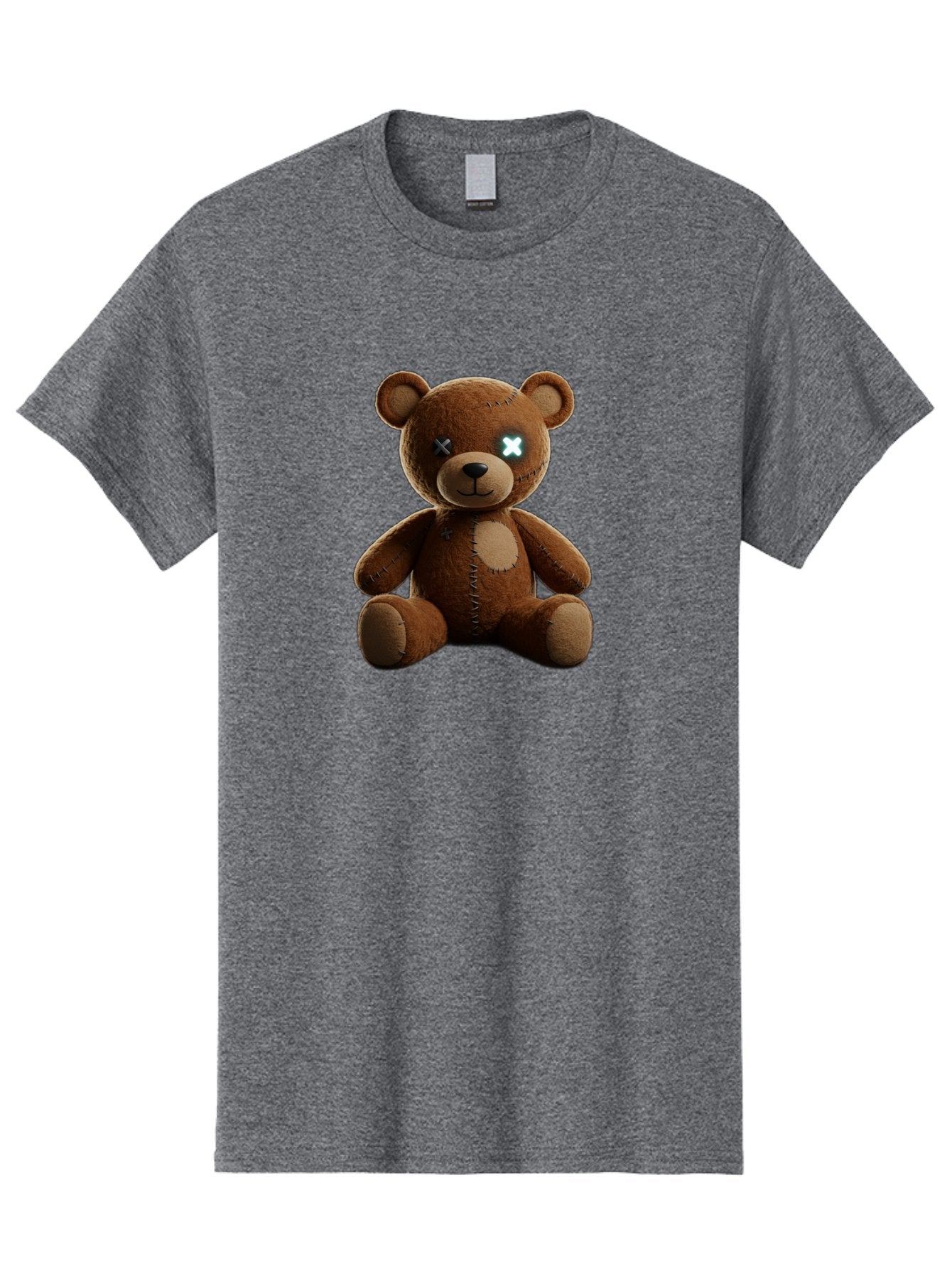Teddy-Bear-With-X-Eyes Men'S Graphic Tee, 100% Cotton, Comfortable Casual Summer Wear, Machine Washable, Vintage Camera, Old Camera, Antique Camera, Black Camera, Classic Photography, Photography Equipment, Nostalgic Device, Film Camera, Bag057 13